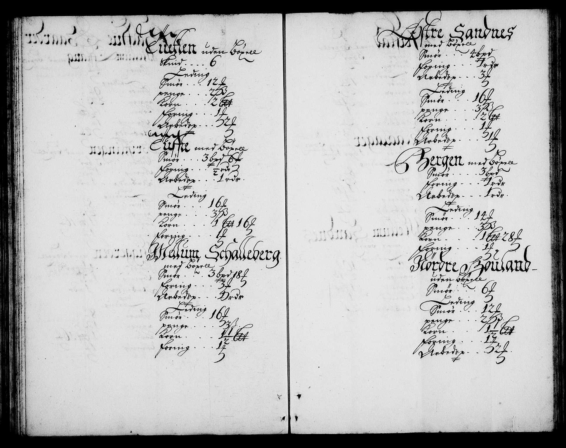 Rentekammeret inntil 1814, Realistisk ordnet avdeling, AV/RA-EA-4070/N/Na/L0003/0007: [XI h]: Tønsbergs amt og Larvik grevskaps jordebøker: / Larvik grevskaps jordebok, 1692