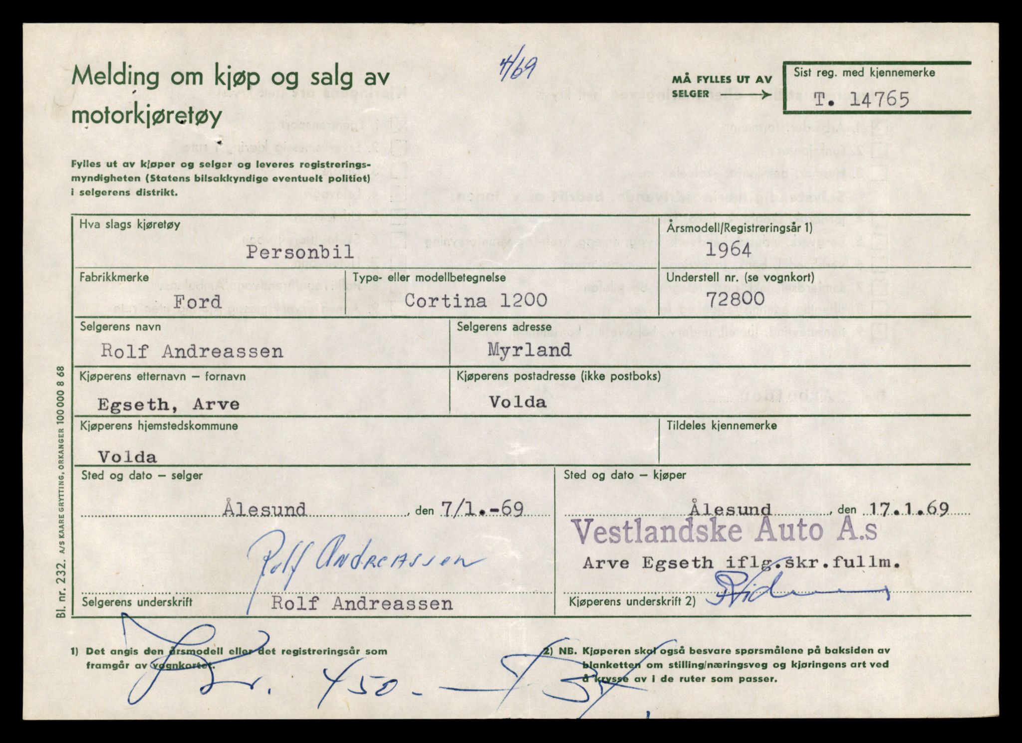 Møre og Romsdal vegkontor - Ålesund trafikkstasjon, AV/SAT-A-4099/F/Fe/L0048: Registreringskort for kjøretøy T 14721 - T 14863, 1927-1998, p. 900