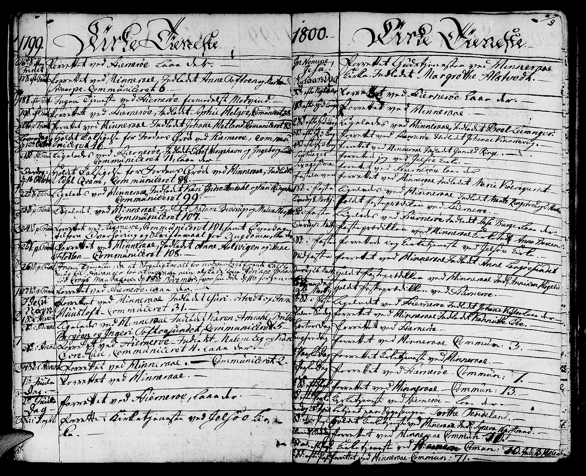 Nedstrand sokneprestkontor, SAST/A-101841/01/IV: Parish register (official) no. A 5, 1795-1816, p. 9
