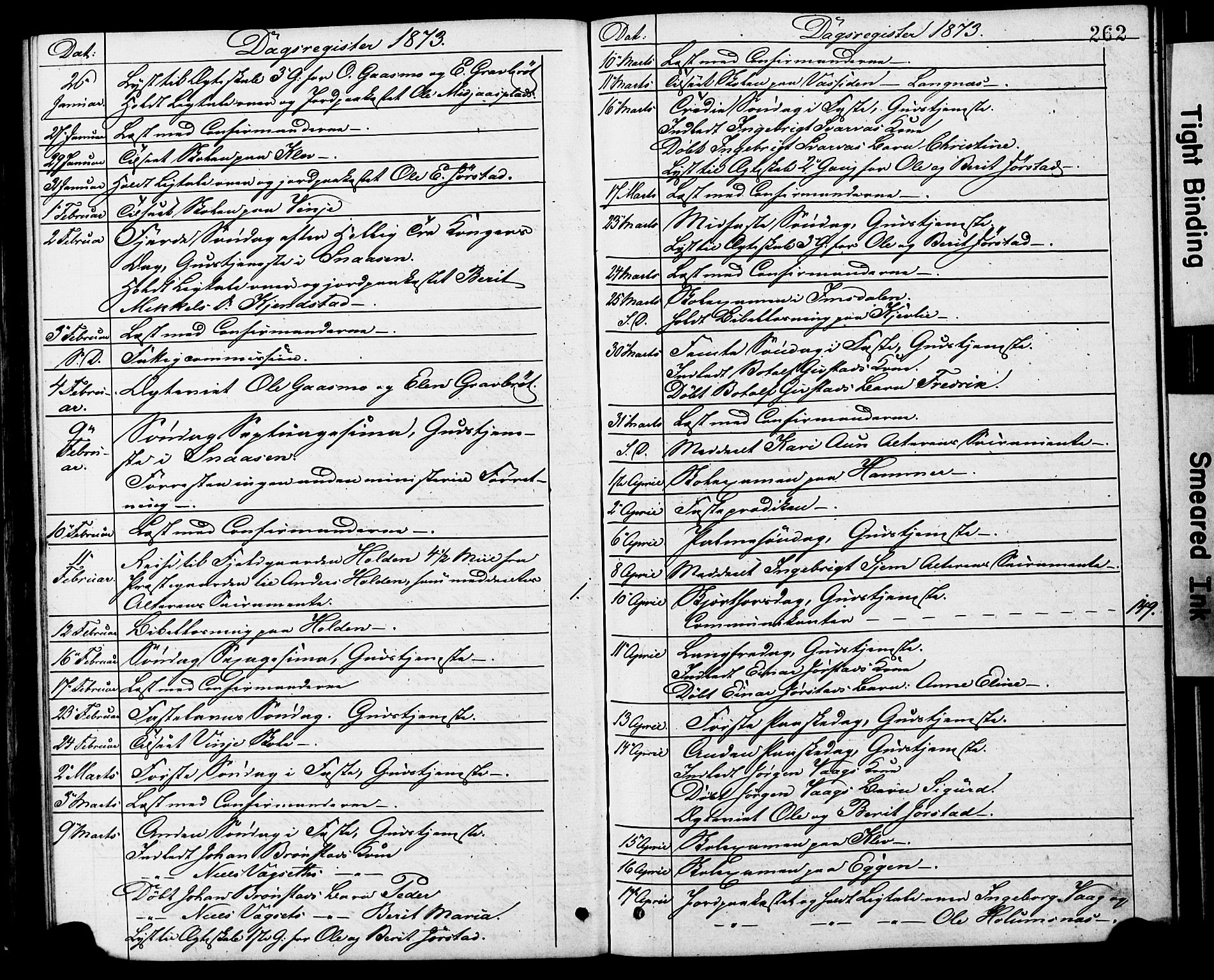 Ministerialprotokoller, klokkerbøker og fødselsregistre - Nord-Trøndelag, SAT/A-1458/749/L0473: Parish register (official) no. 749A07, 1873-1887, p. 262