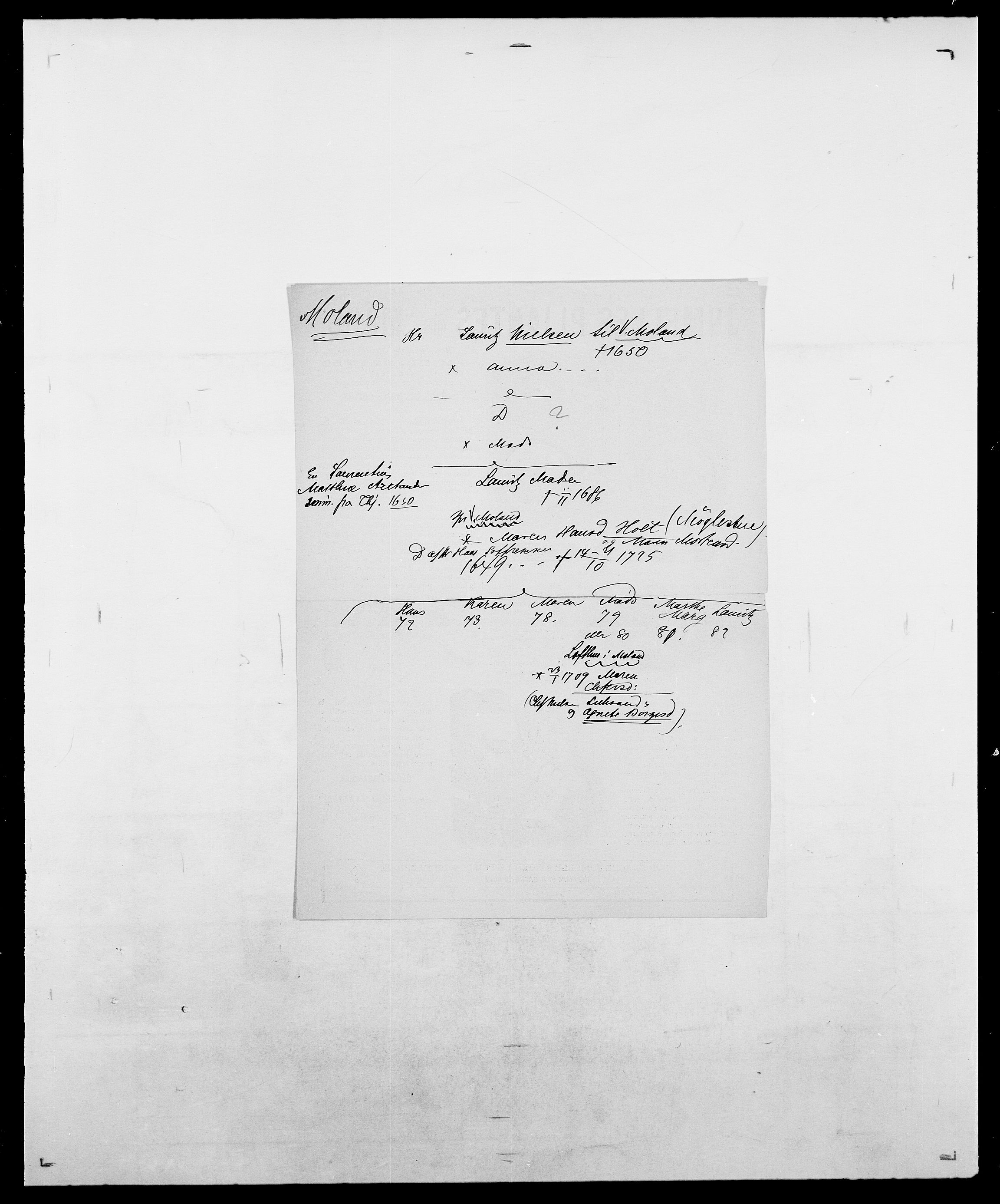 Delgobe, Charles Antoine - samling, AV/SAO-PAO-0038/D/Da/L0026: Mechelby - Montoppidan, p. 713