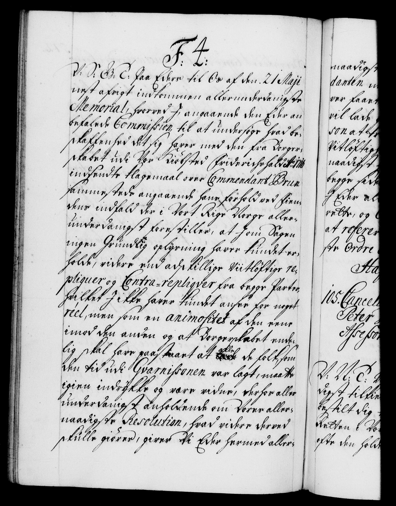 Danske Kanselli 1572-1799, AV/RA-EA-3023/F/Fc/Fca/Fcab/L0020: Norske tegnelser, 1715-1718, p. 572b