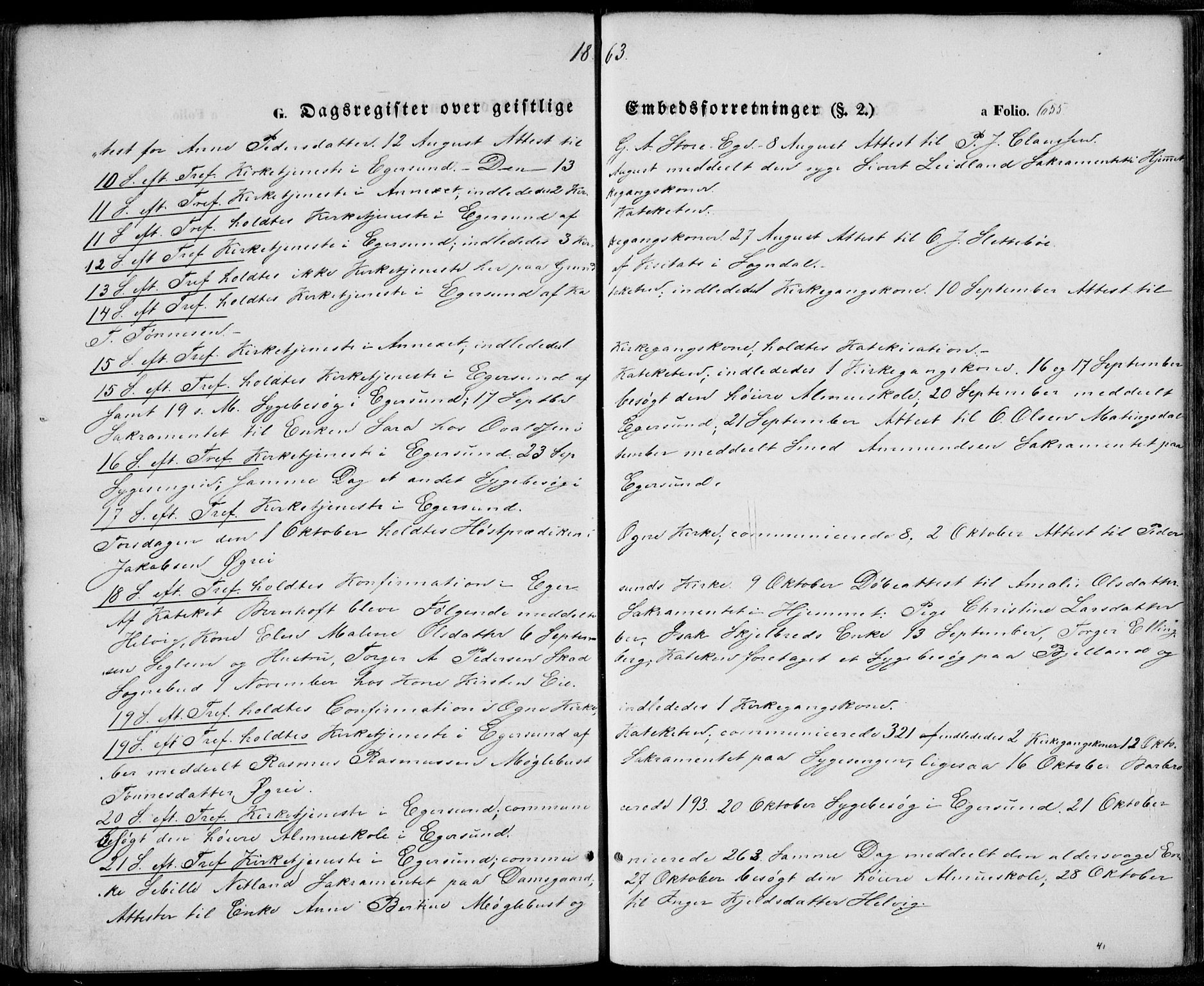 Eigersund sokneprestkontor, SAST/A-101807/S08/L0013: Parish register (official) no. A 12.2, 1850-1865, p. 655