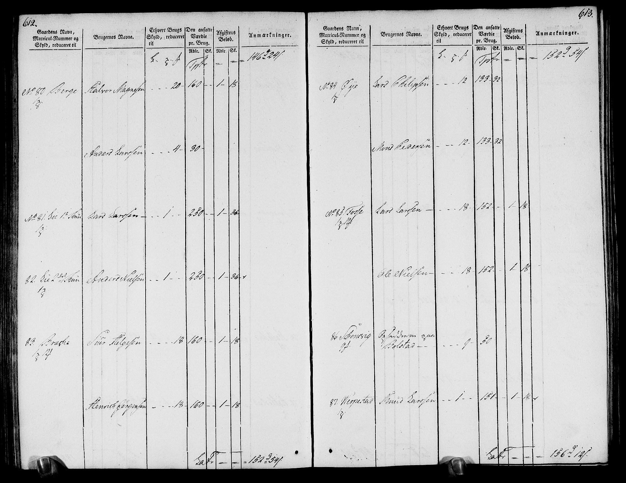 Rentekammeret inntil 1814, Realistisk ordnet avdeling, AV/RA-EA-4070/N/Ne/Nea/L0113: Nordhordland og Voss fogderi. Oppebørselsregister, 1803-1804, p. 314