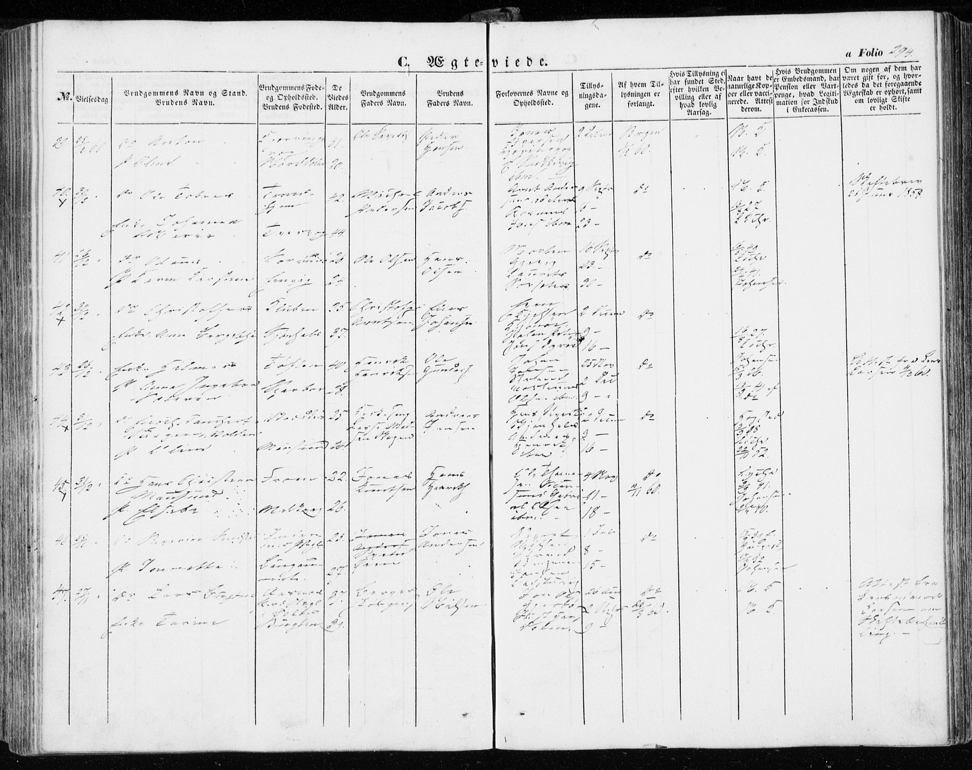 Ministerialprotokoller, klokkerbøker og fødselsregistre - Sør-Trøndelag, AV/SAT-A-1456/634/L0530: Parish register (official) no. 634A06, 1852-1860, p. 294