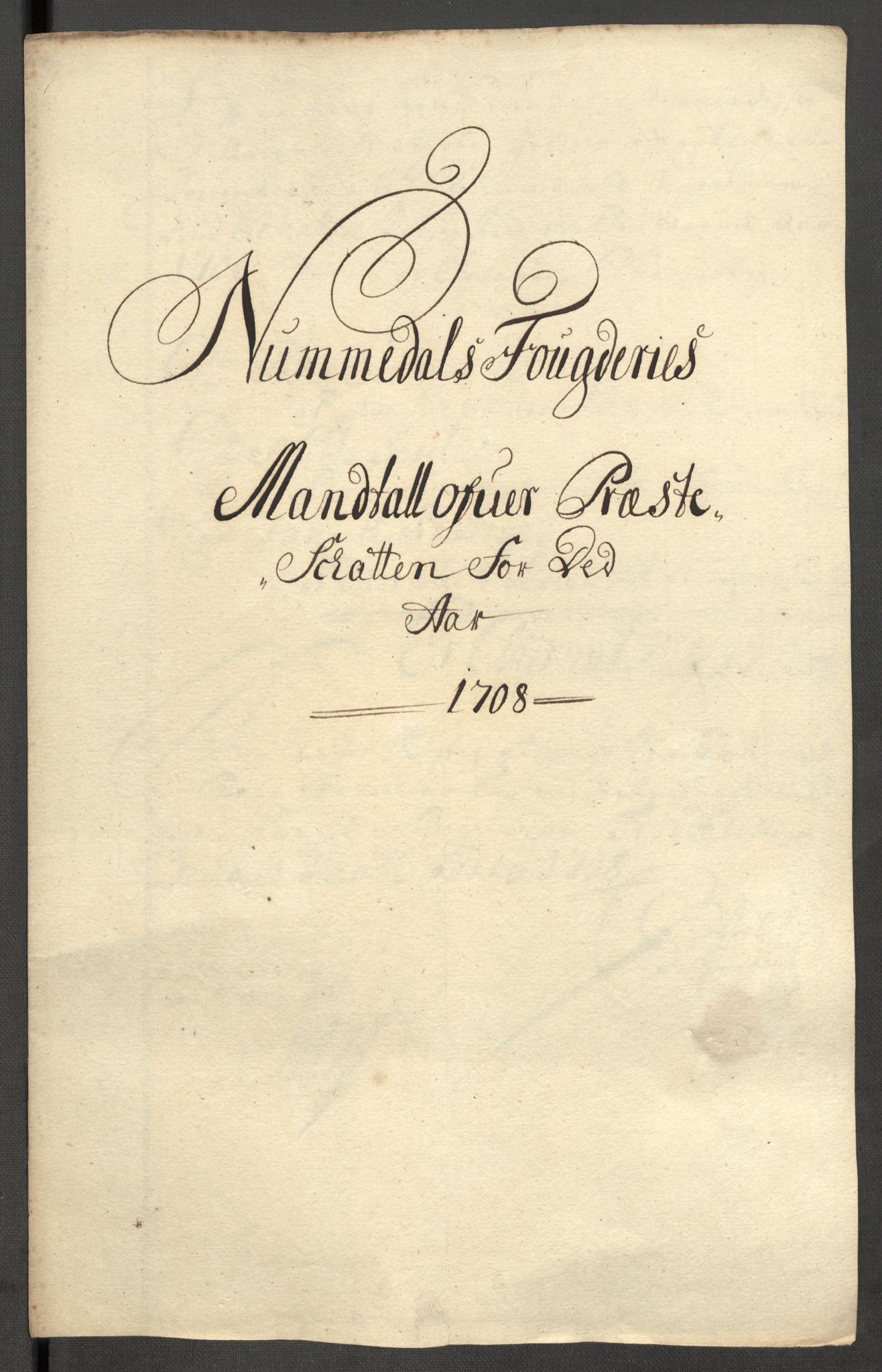 Rentekammeret inntil 1814, Reviderte regnskaper, Fogderegnskap, RA/EA-4092/R64/L4430: Fogderegnskap Namdal, 1707-1708, p. 324