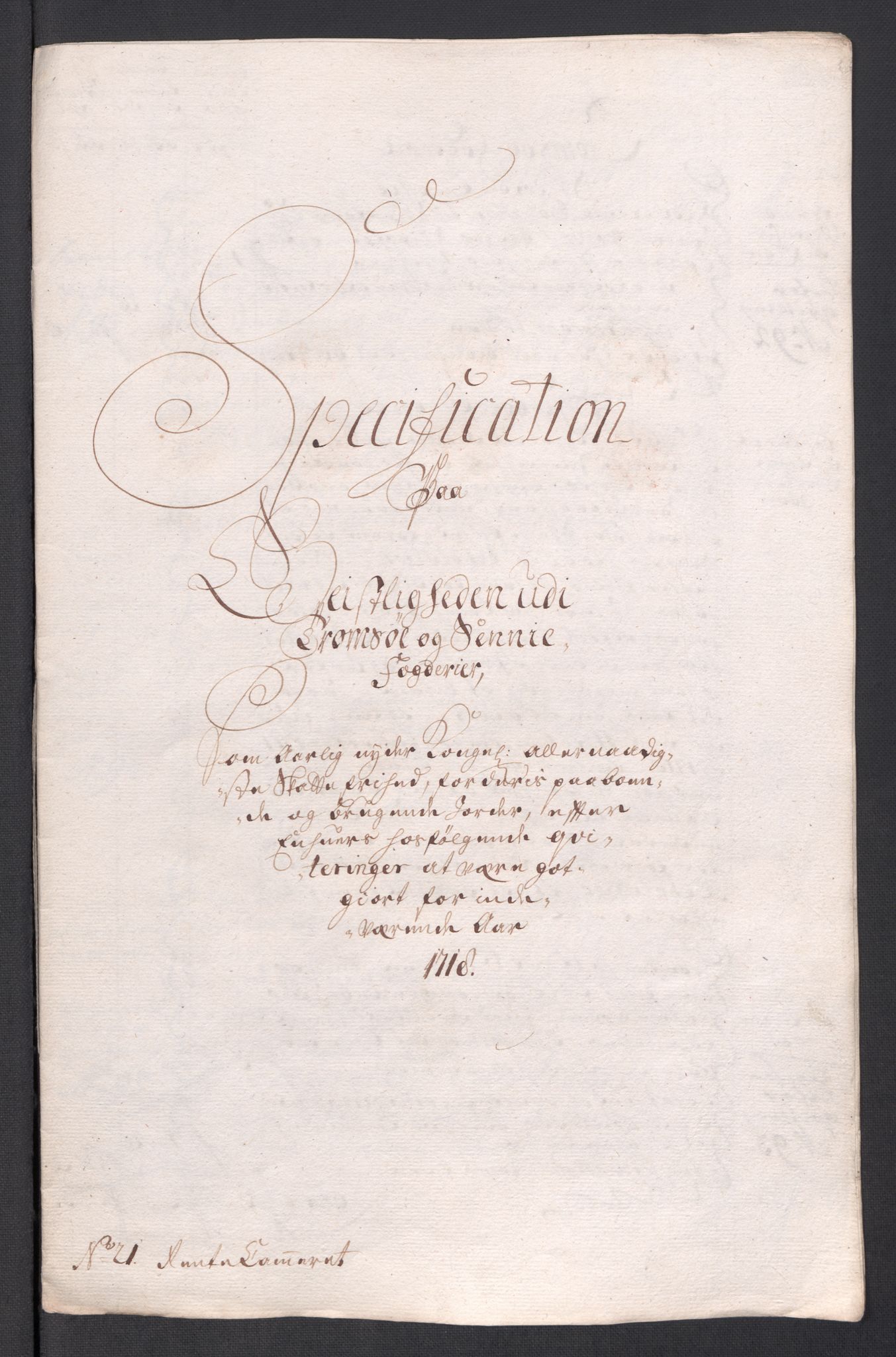 Rentekammeret inntil 1814, Reviderte regnskaper, Fogderegnskap, RA/EA-4092/R68/L4764: Fogderegnskap Senja og Troms, 1718, p. 393