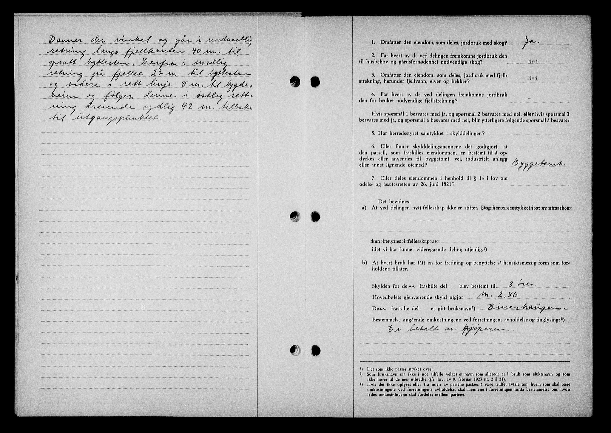 Nedenes sorenskriveri, AV/SAK-1221-0006/G/Gb/Gba/L0048: Mortgage book no. A-II, 1940-1941, Diary no: : 285/1941