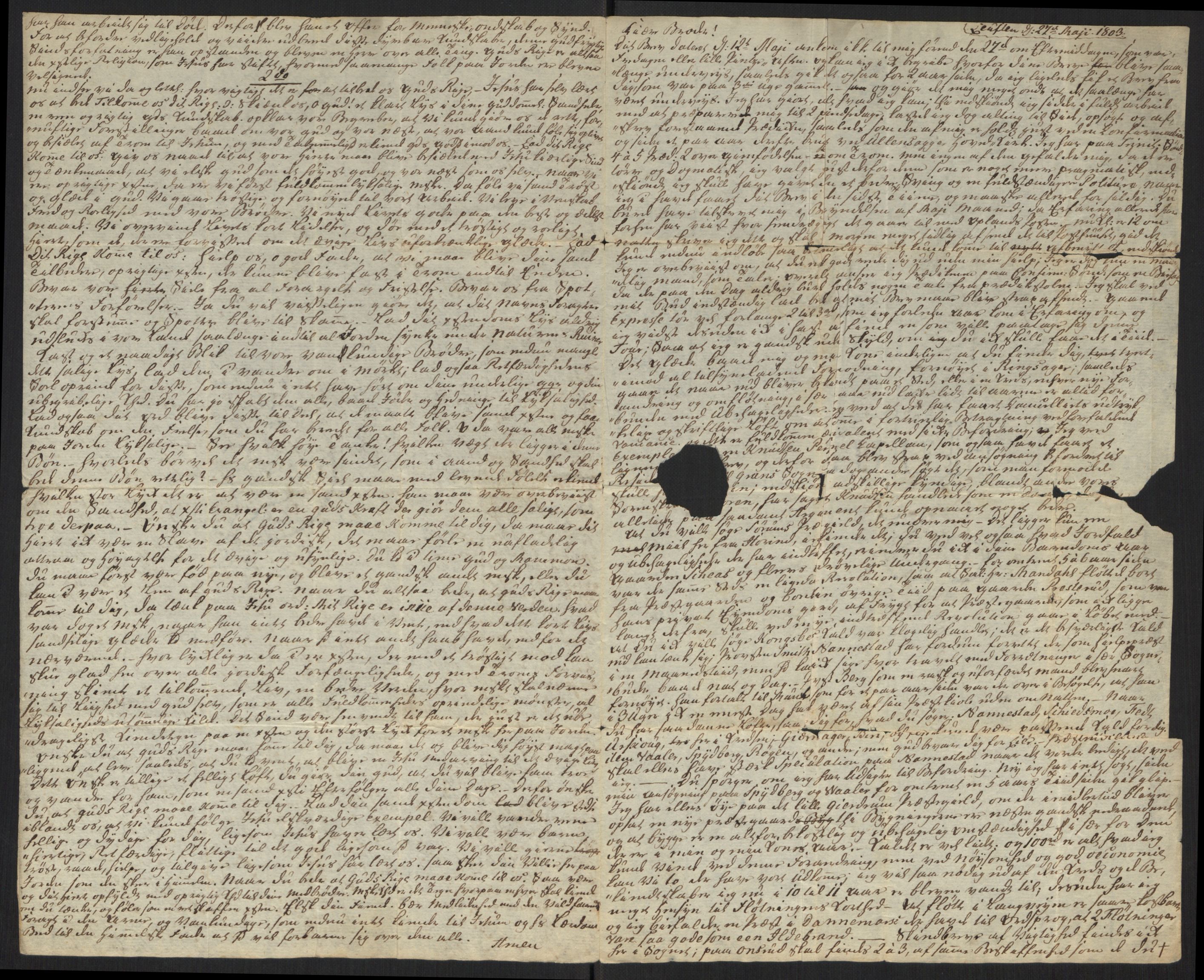 Mørch, Andreas Jensen, AV/RA-PA-0004/F/L0001: Brev, avskrifter, familiedokumenter m.v., 1345-1834, p. 3