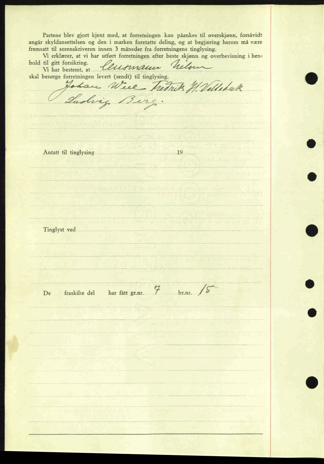 Moss sorenskriveri, AV/SAO-A-10168: Mortgage book no. A5, 1938-1939, Diary no: : 950/1939