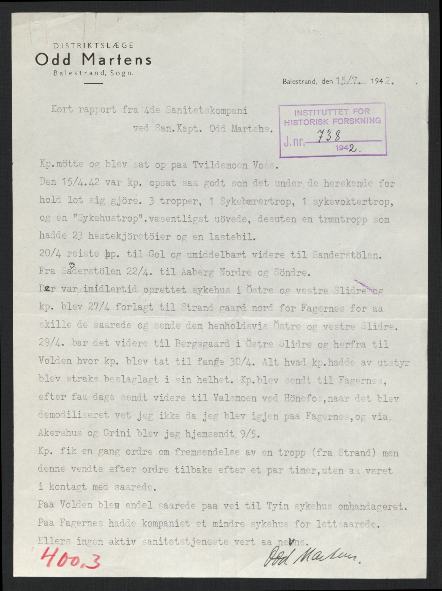 Forsvaret, Forsvarets krigshistoriske avdeling, AV/RA-RAFA-2017/Y/Yb/L0099: II-C-11-400  -  4. Divisjon., 1940, p. 587