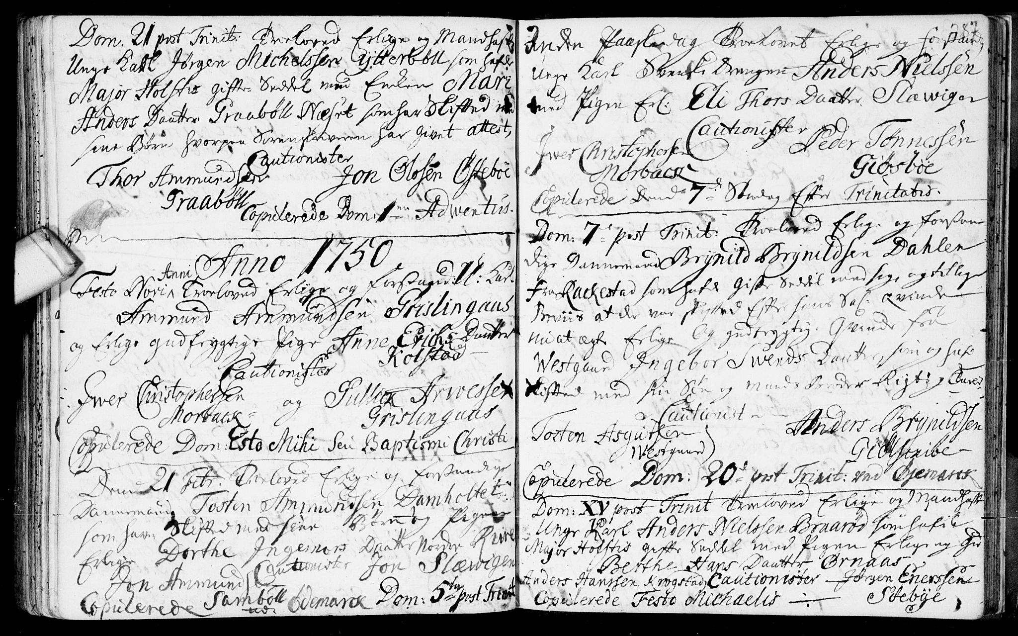 Aremark prestekontor Kirkebøker, SAO/A-10899/F/Fb/L0002: Parish register (official) no.  II 2, 1745-1795, p. 287