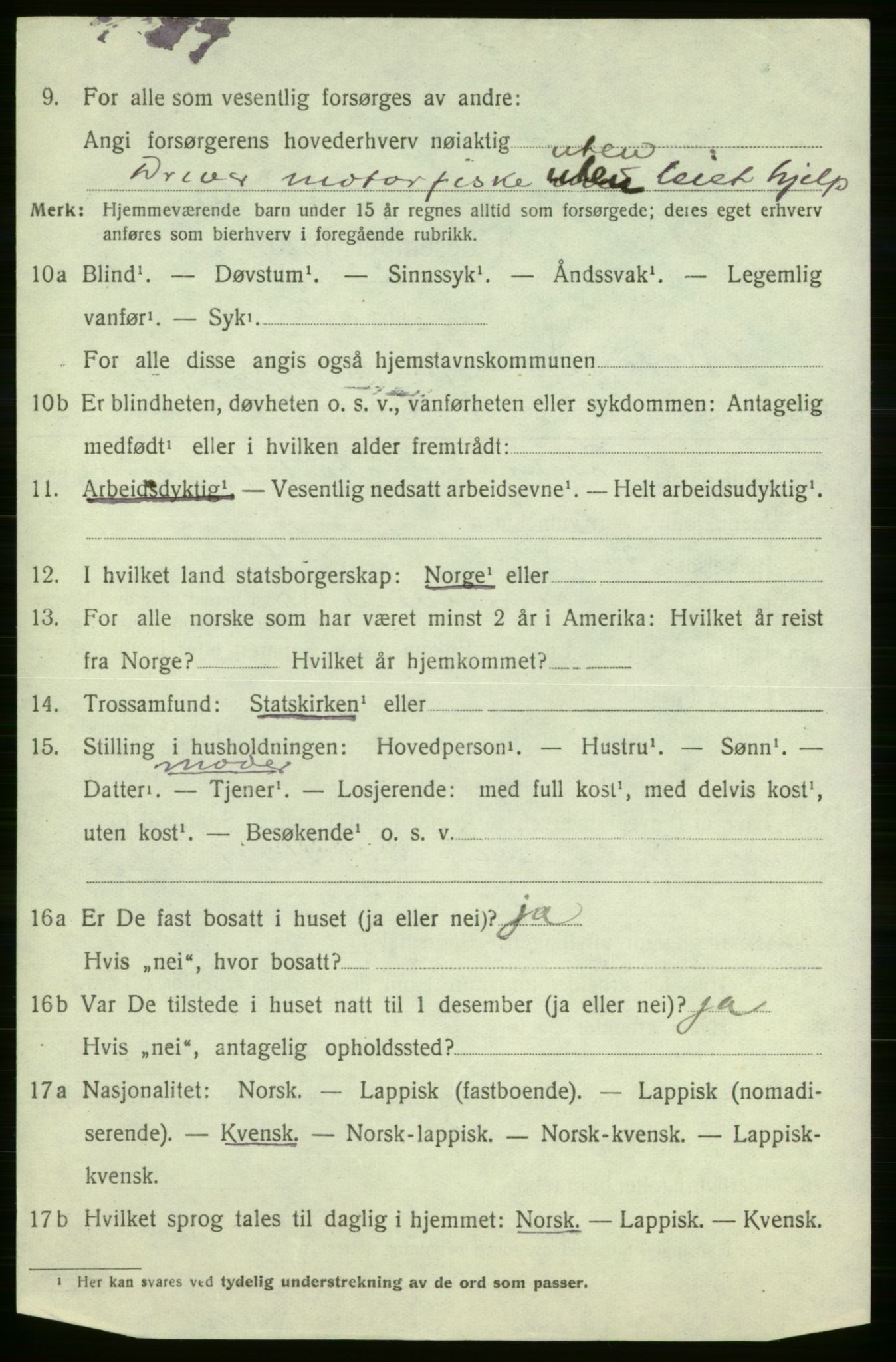 SATØ, 1920 census for Nord-Varanger, 1920, p. 957