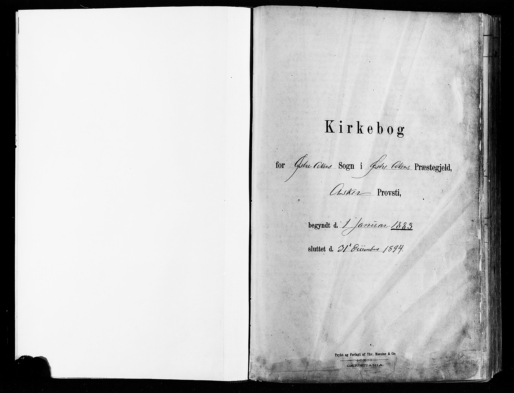 Østre Aker prestekontor Kirkebøker, AV/SAO-A-10840/F/Fa/L0008: Parish register (official) no. I 8, 1883-1894