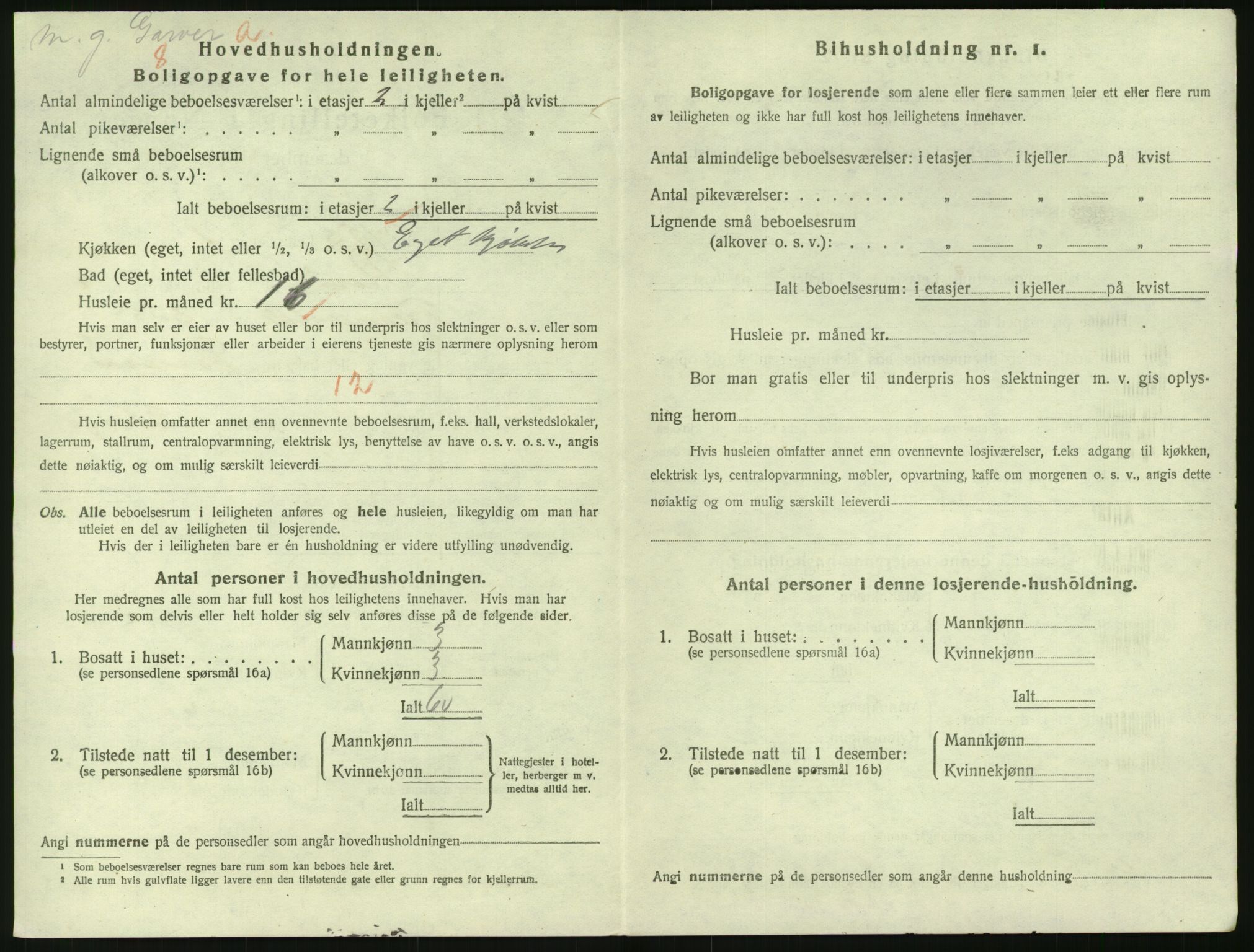 SAK, 1920 census for Risør, 1920, p. 2390