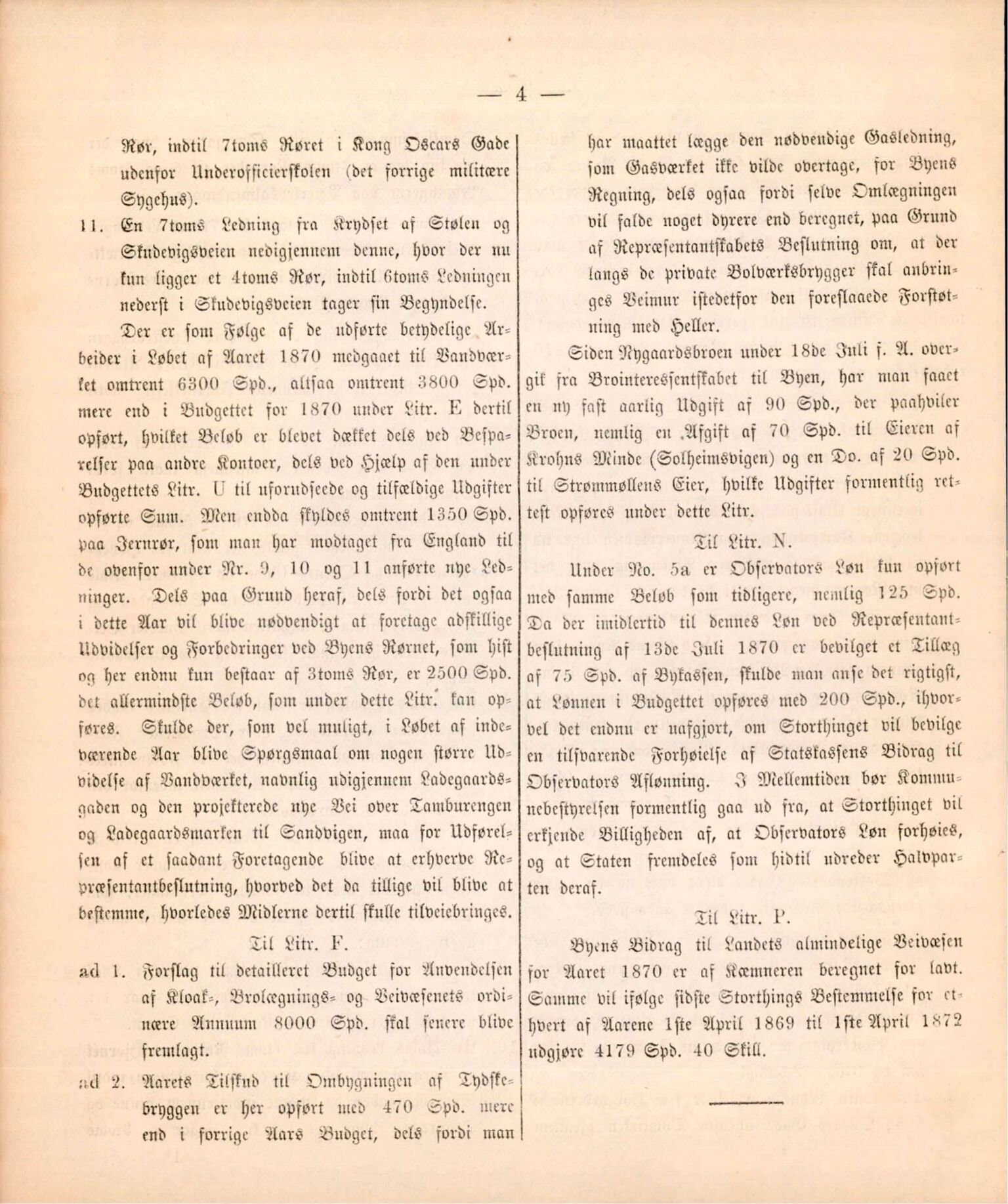 Bergen kommune. Formannskapet, BBA/A-0003/Ad/L0026: Bergens Kommuneforhandlinger, 1871