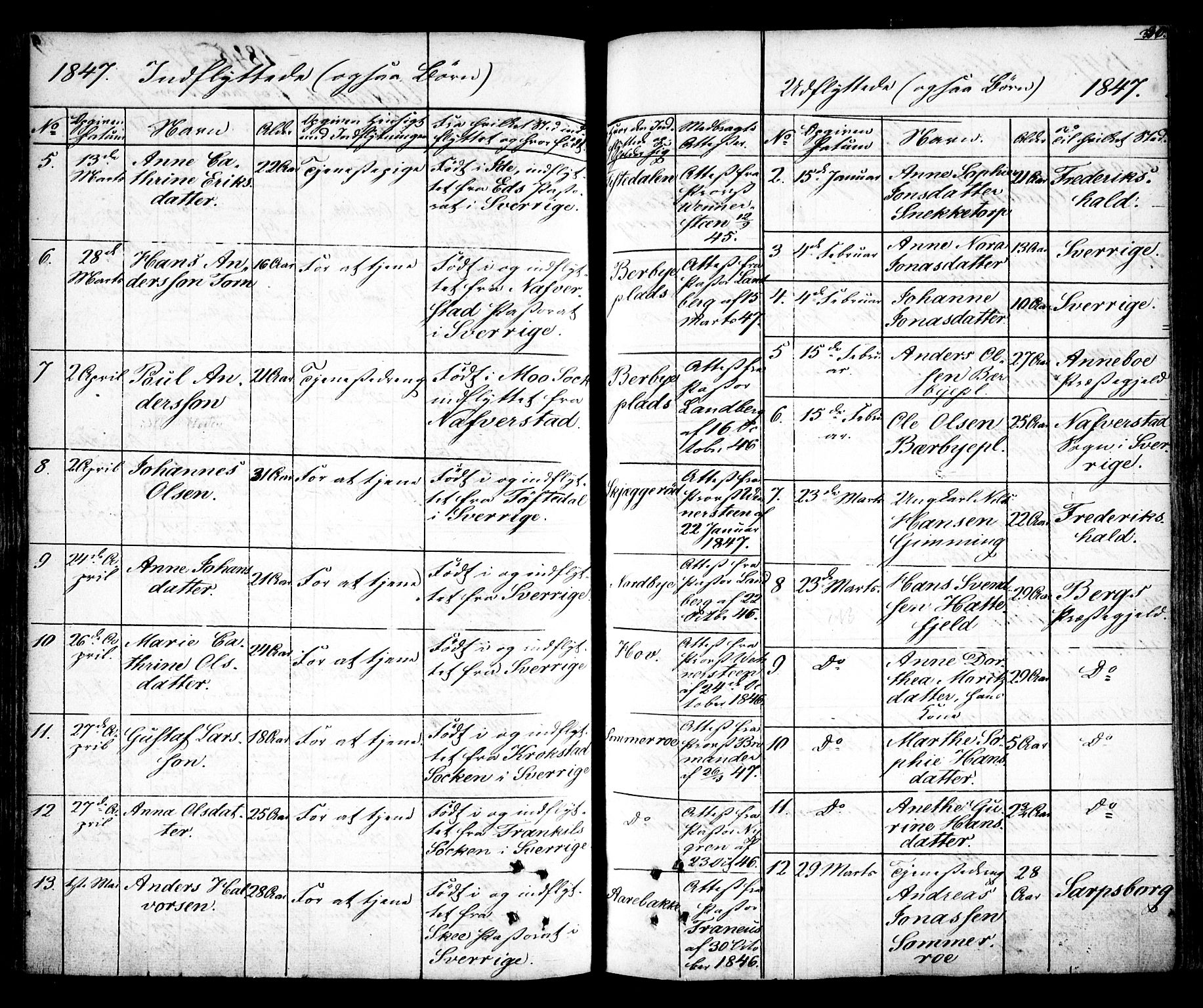 Idd prestekontor Kirkebøker, AV/SAO-A-10911/F/Fc/L0003: Parish register (official) no. III 3, 1832-1847, p. 330