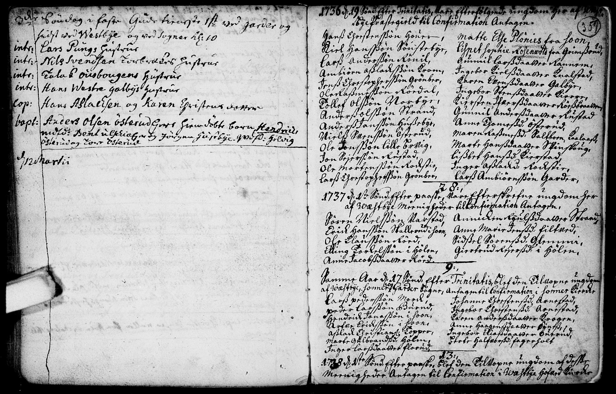 Vestby prestekontor Kirkebøker, SAO/A-10893/F/Fa/L0001.b: Parish register (official) no. I 1B, 1714-1759, p. 359