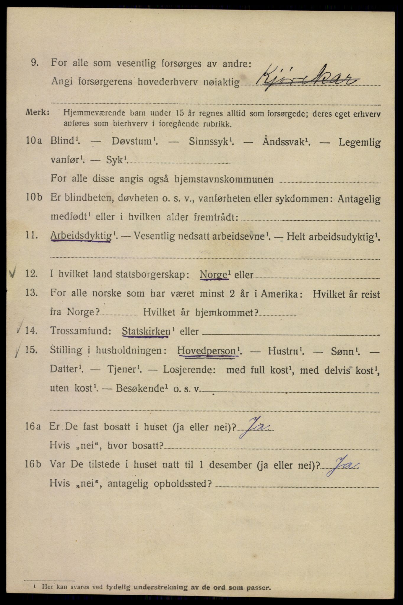 SAO, 1920 census for Kristiania, 1920, p. 476184