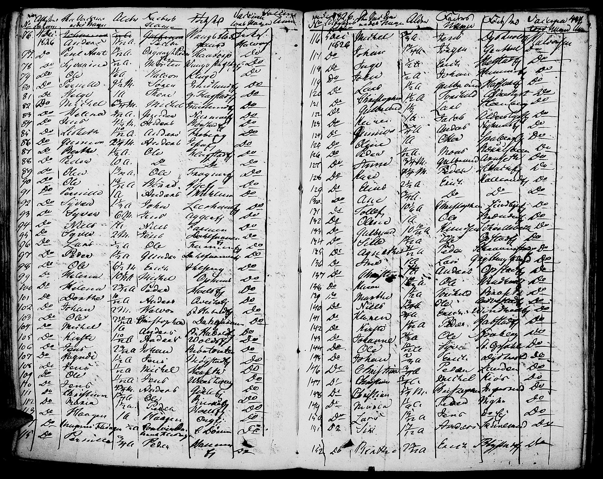 Vang prestekontor, Hedmark, AV/SAH-PREST-008/H/Ha/Haa/L0009: Parish register (official) no. 9, 1826-1841, p. 487