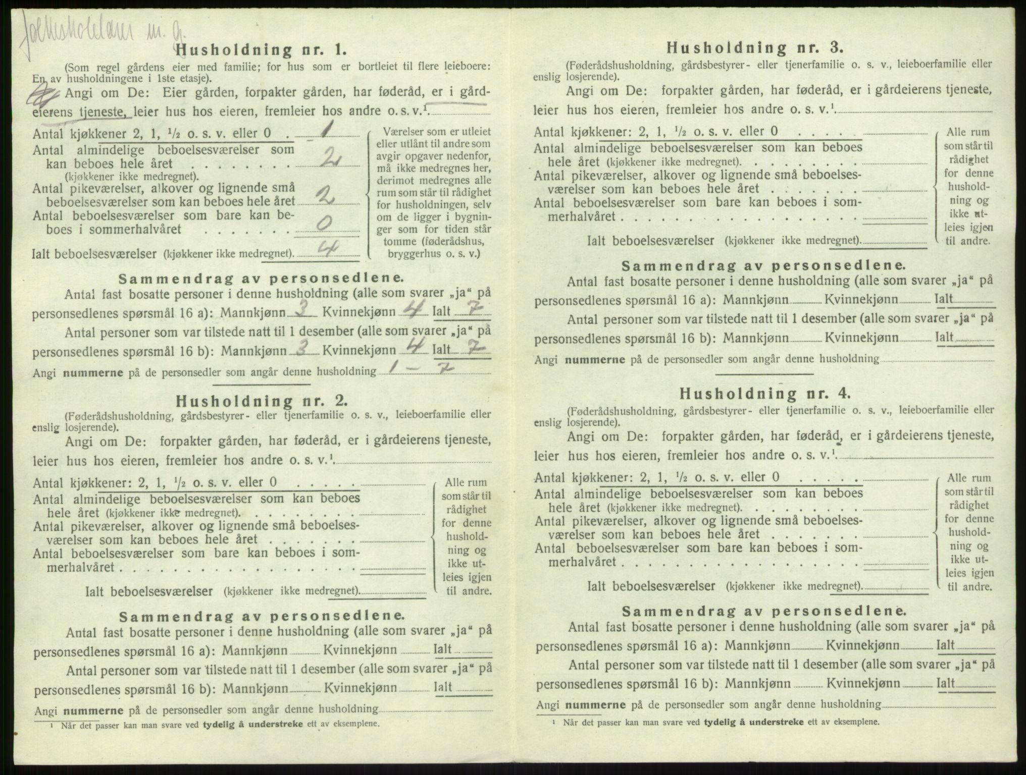 SAB, 1920 census for Kyrkjebø, 1920, p. 673