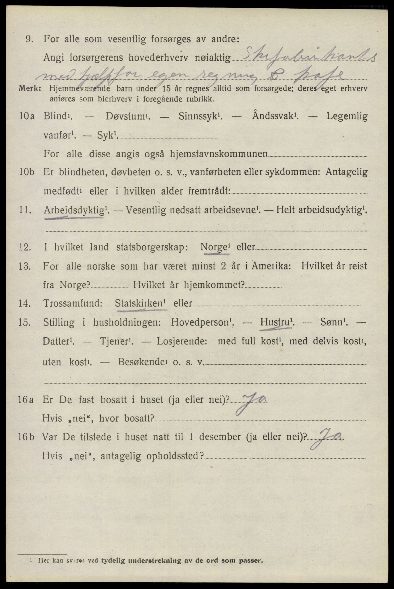 SAO, 1920 census for Ås, 1920, p. 7019