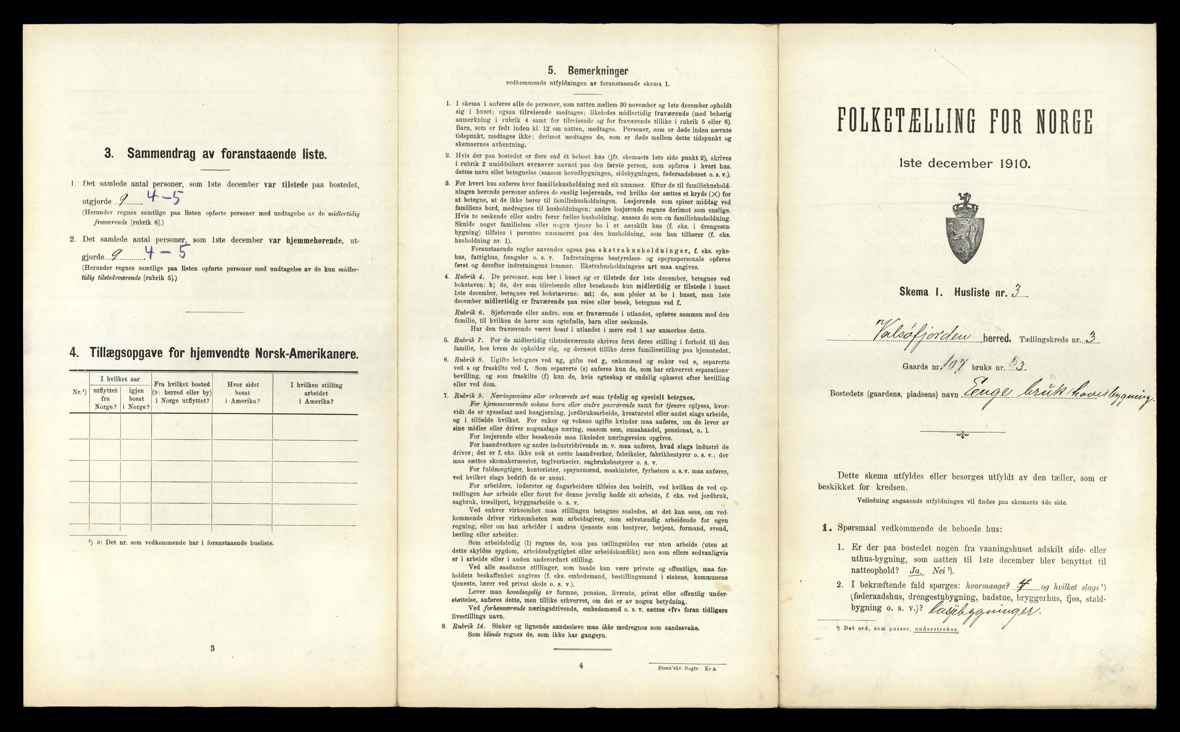 RA, 1910 census for Valsøyfjord, 1910, p. 159