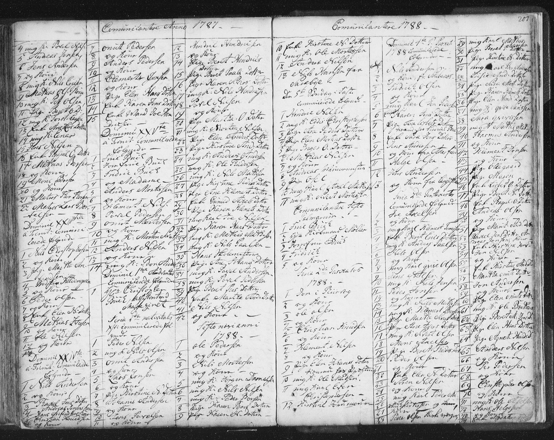 Hammerfest sokneprestkontor, SATØ/S-1347/H/Ha/L0002.kirke: Parish register (official) no. 2, 1751-1821, p. 207