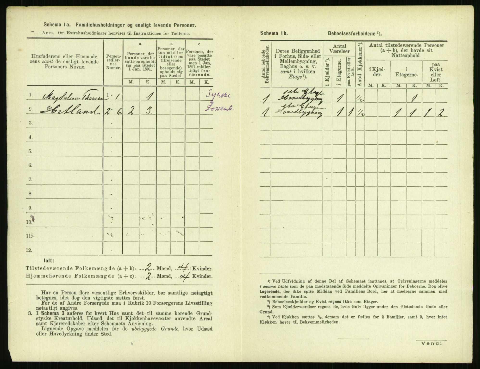 RA, 1891 census for 1106 Haugesund, 1891, p. 911