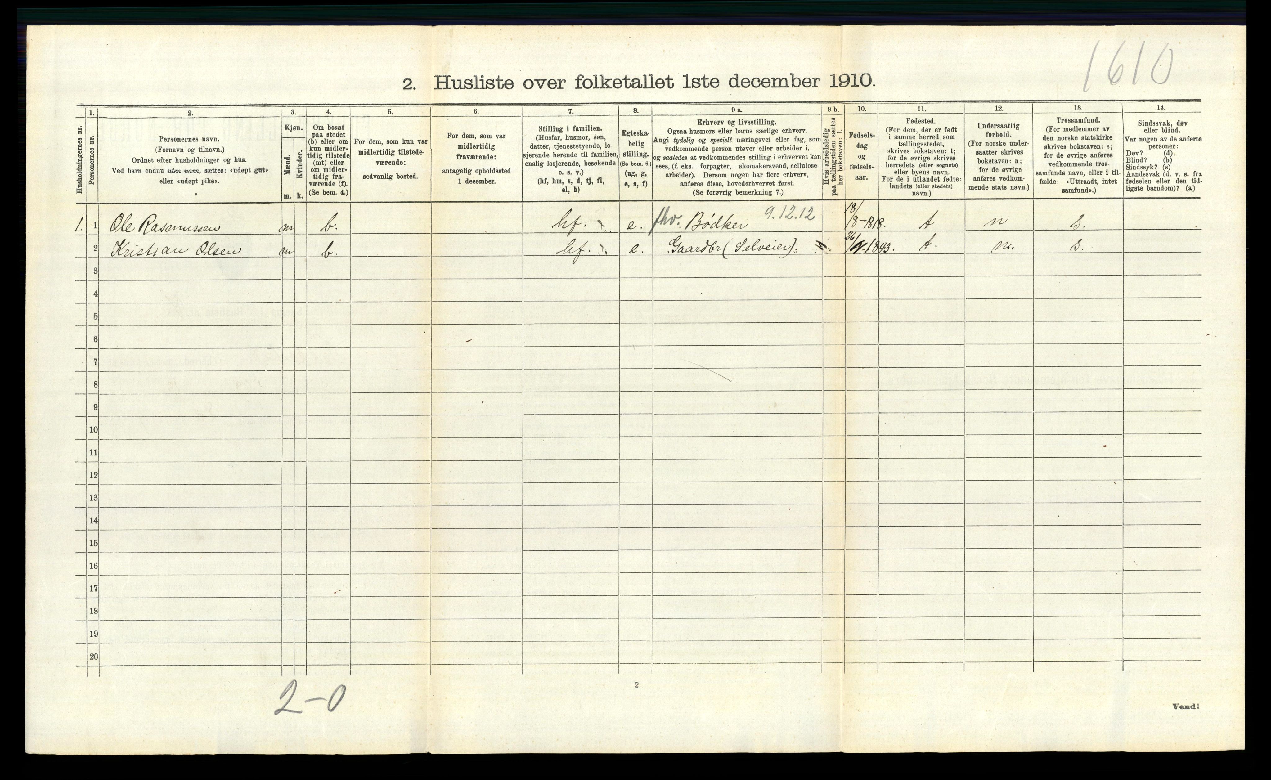 RA, 1910 census for Rakkestad, 1910, p. 1230