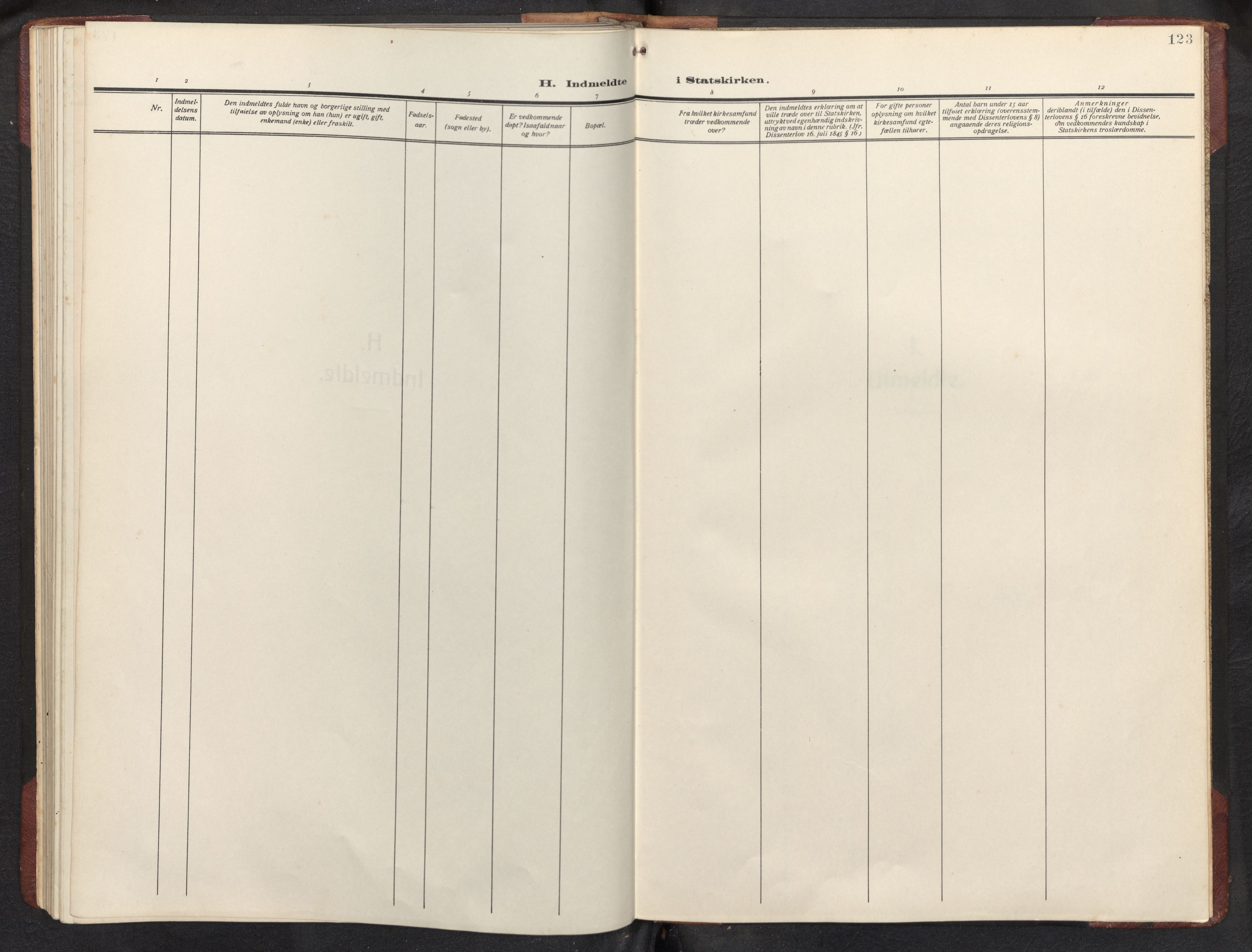 Bremanger sokneprestembete, AV/SAB-A-82201/H/Hab/Habb/L0002: Parish register (copy) no. B 2, 1926-1945, p. 122b-123a