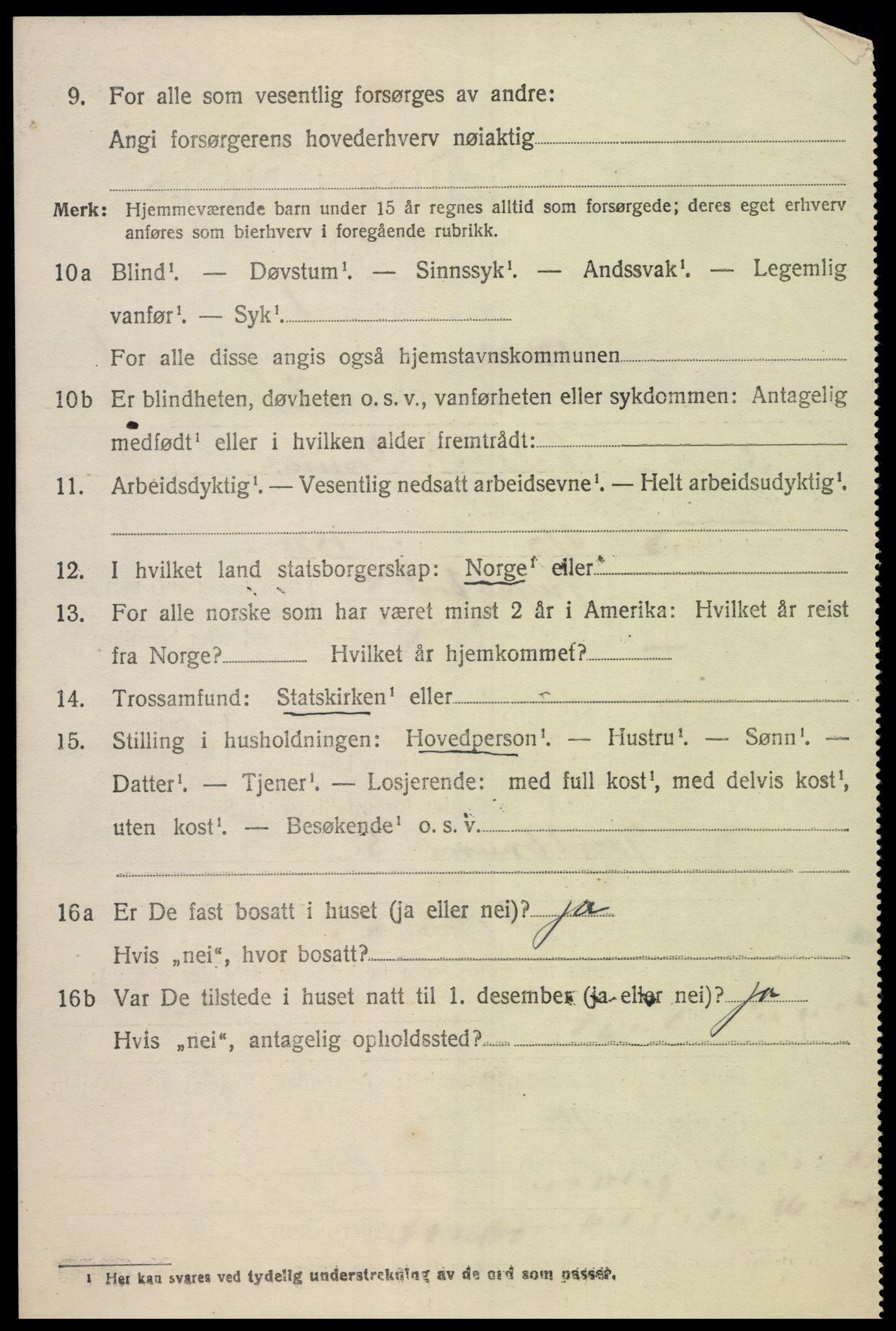 SAK, 1920 census for Øvrebø, 1920, p. 1133