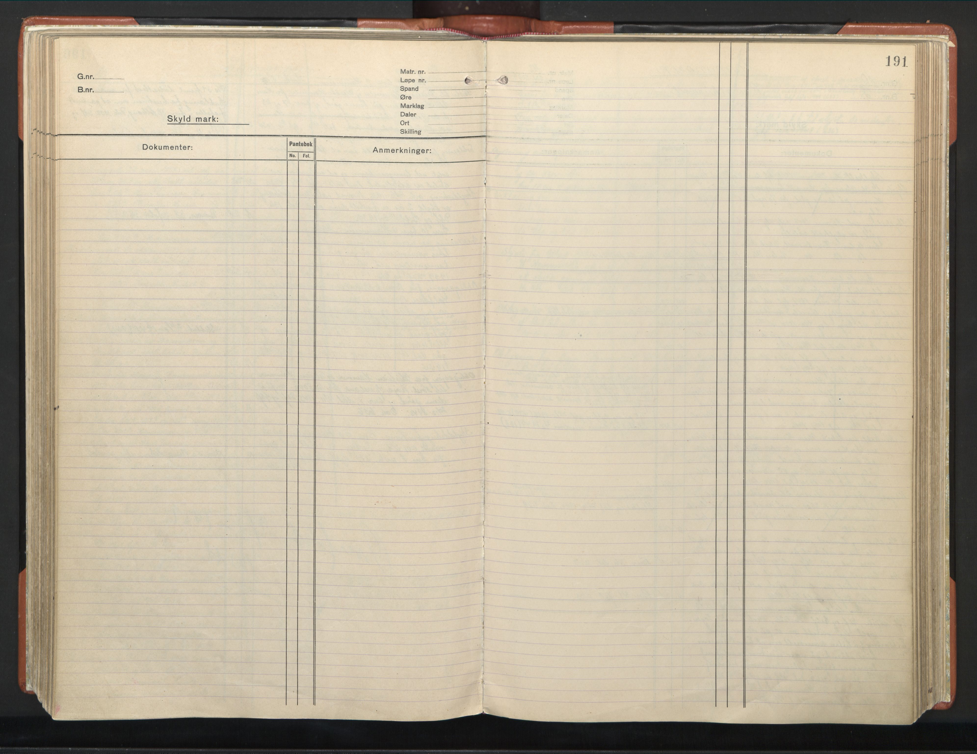 Hitra sorenskriveri, AV/SAT-A-0018/2/2A/L0002: Mortgage register no. 2, p. 191