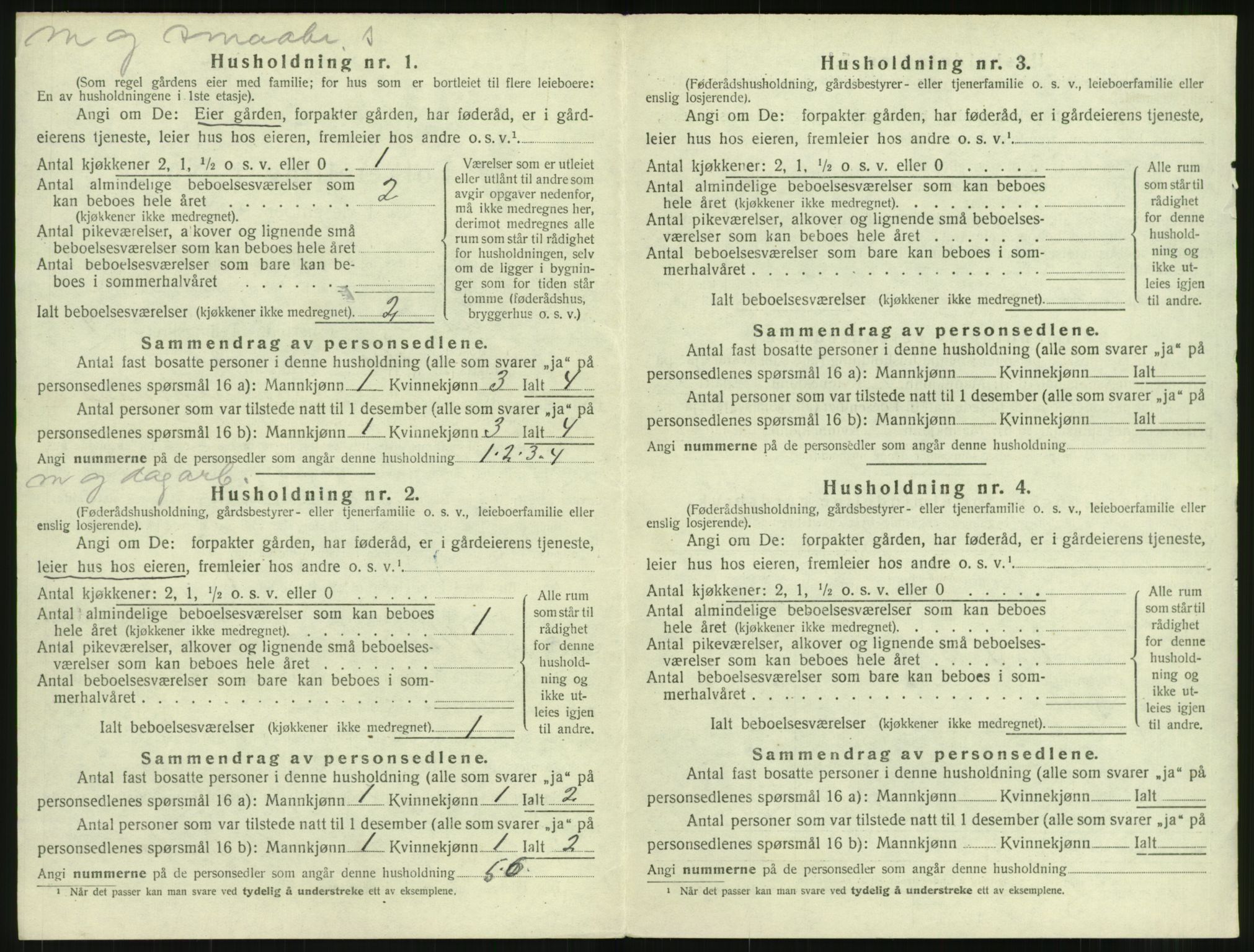 SAT, 1920 census for Eid (MR), 1920, p. 255