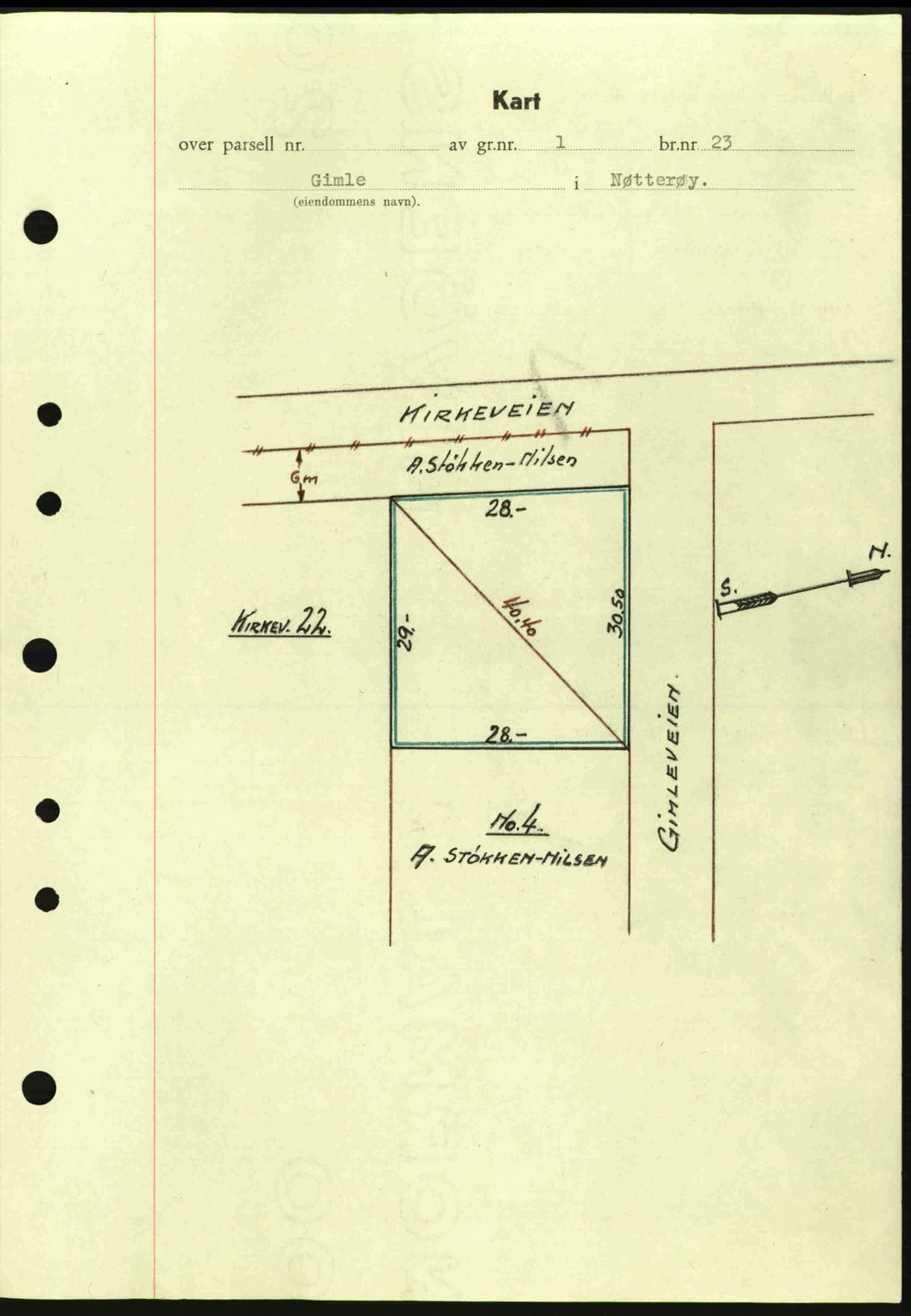 Tønsberg sorenskriveri, AV/SAKO-A-130/G/Ga/Gaa/L0017a: Mortgage book no. A17a, 1945-1945, Diary no: : 2348/1945