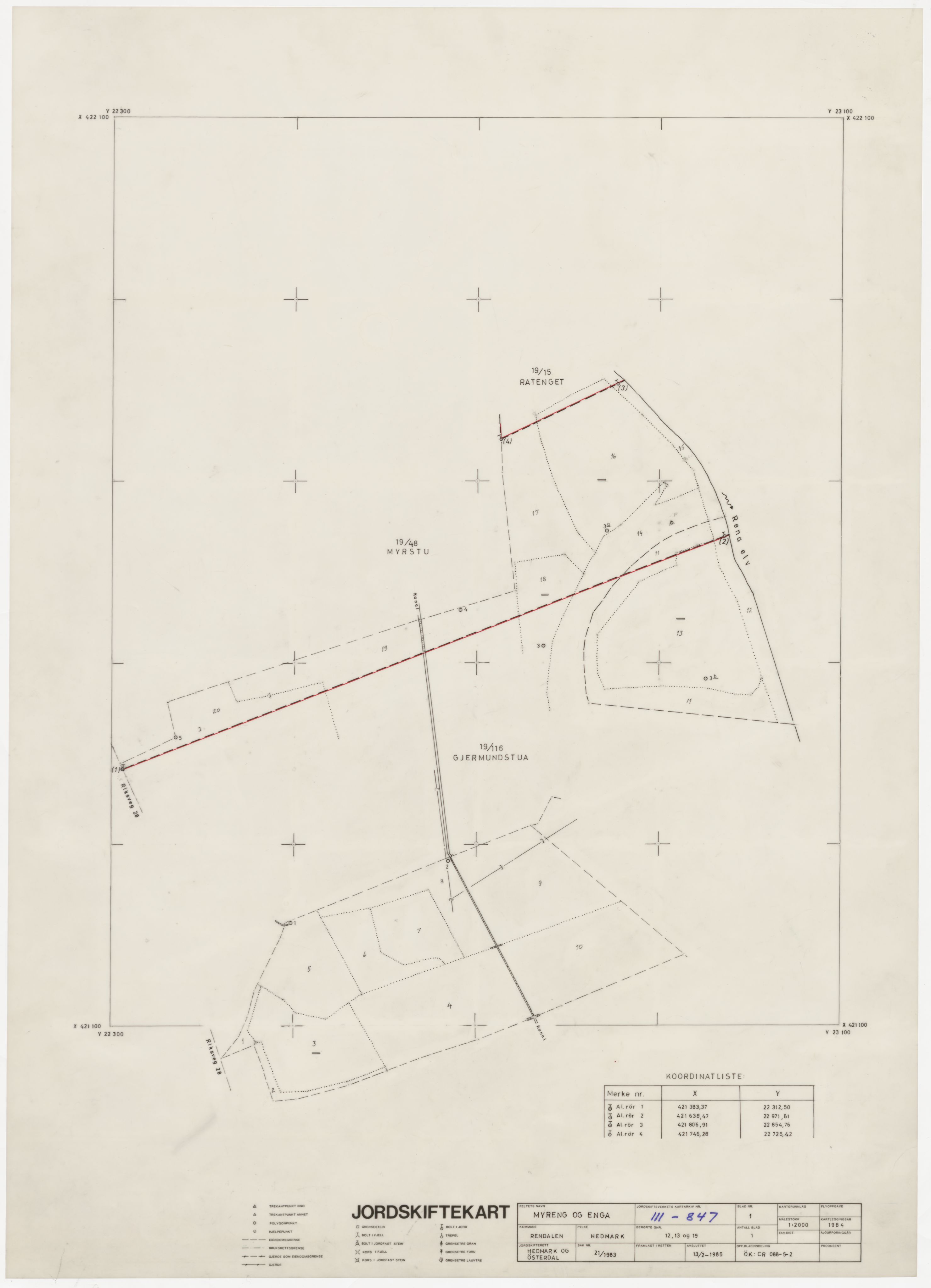 Jordskifteverkets kartarkiv, AV/RA-S-3929/T, 1859-1988, p. 1326