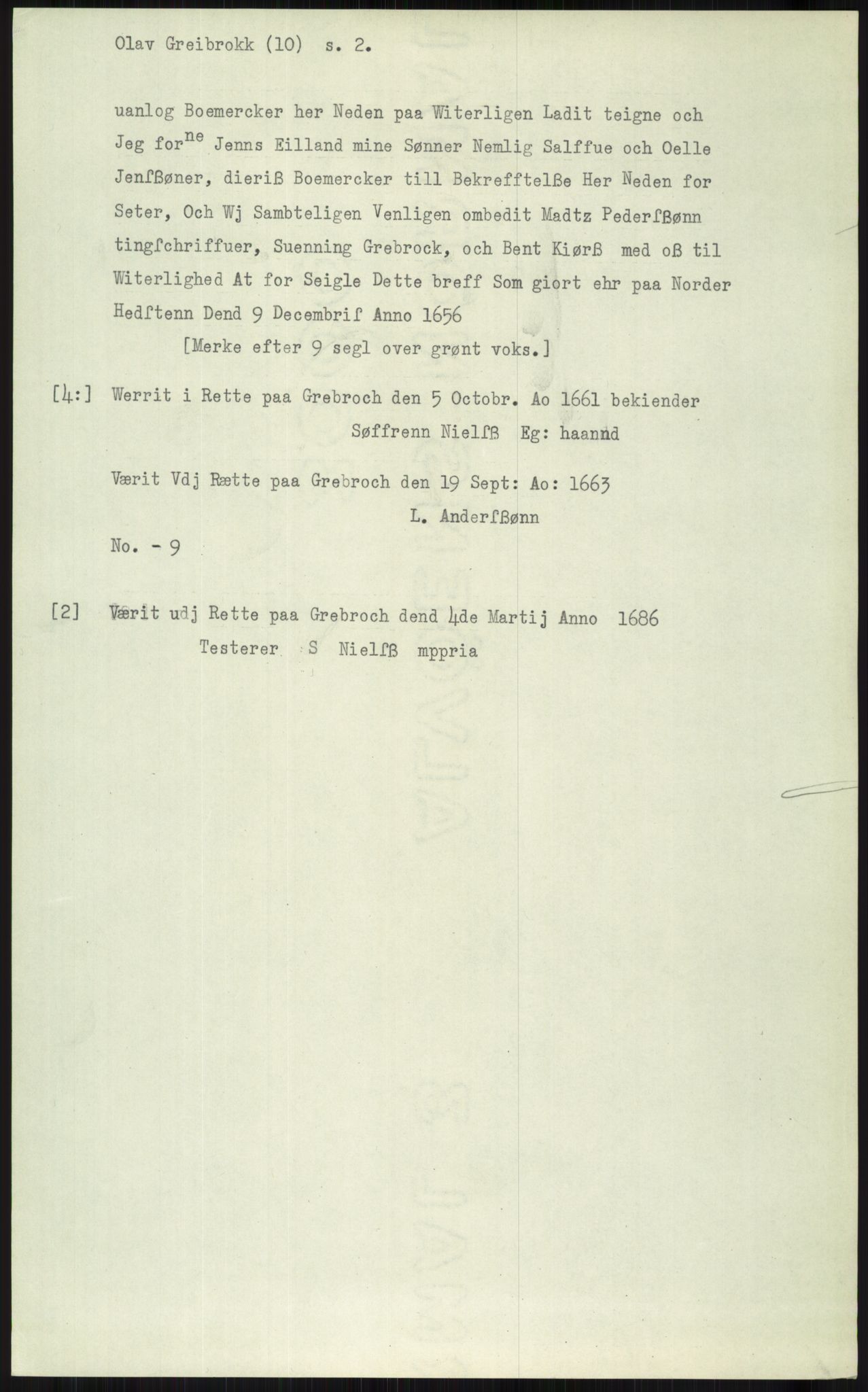 Samlinger til kildeutgivelse, Diplomavskriftsamlingen, AV/RA-EA-4053/H/Ha, p. 2420