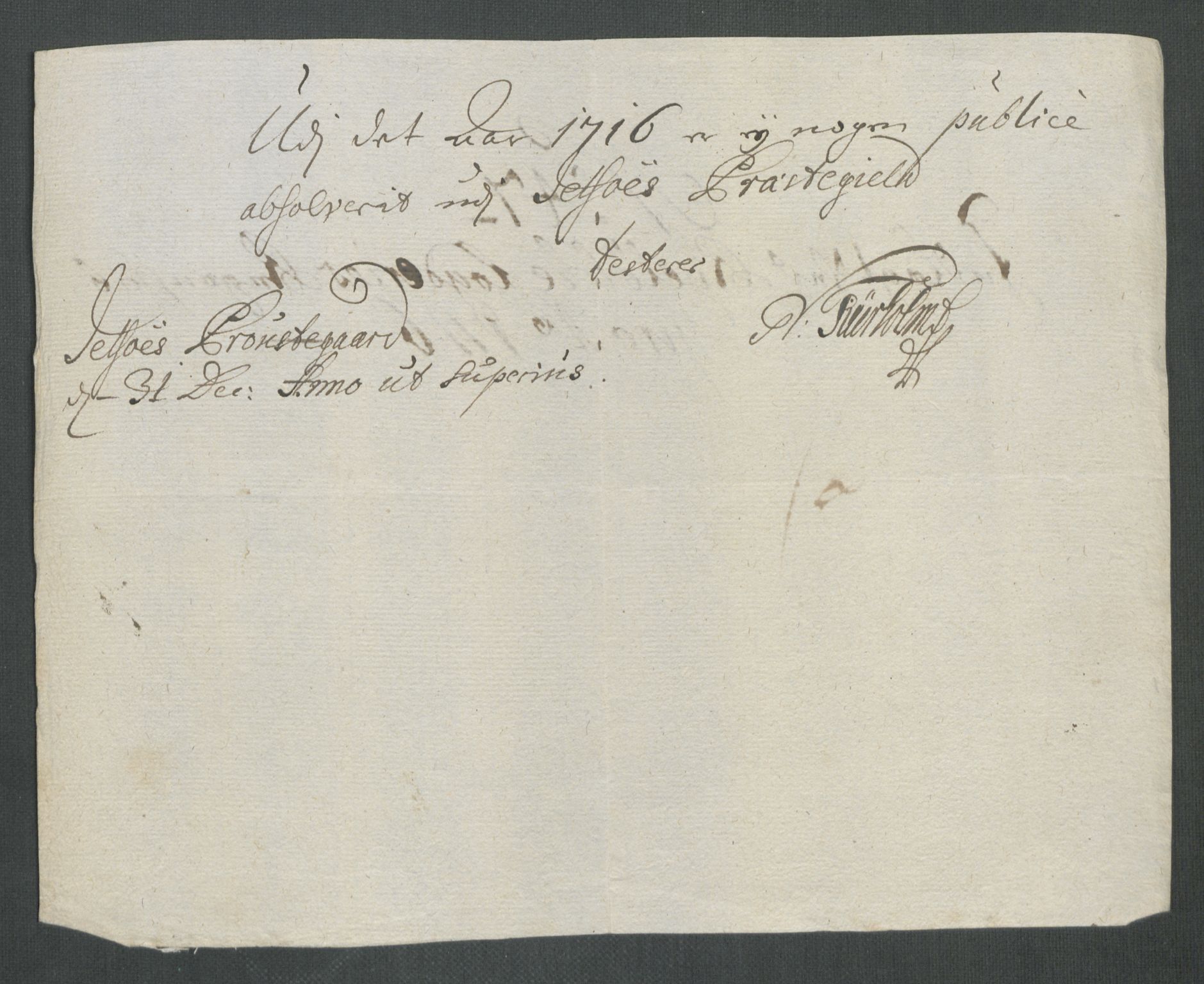 Rentekammeret inntil 1814, Reviderte regnskaper, Fogderegnskap, AV/RA-EA-4092/R47/L2869: Fogderegnskap Ryfylke, 1716, p. 272