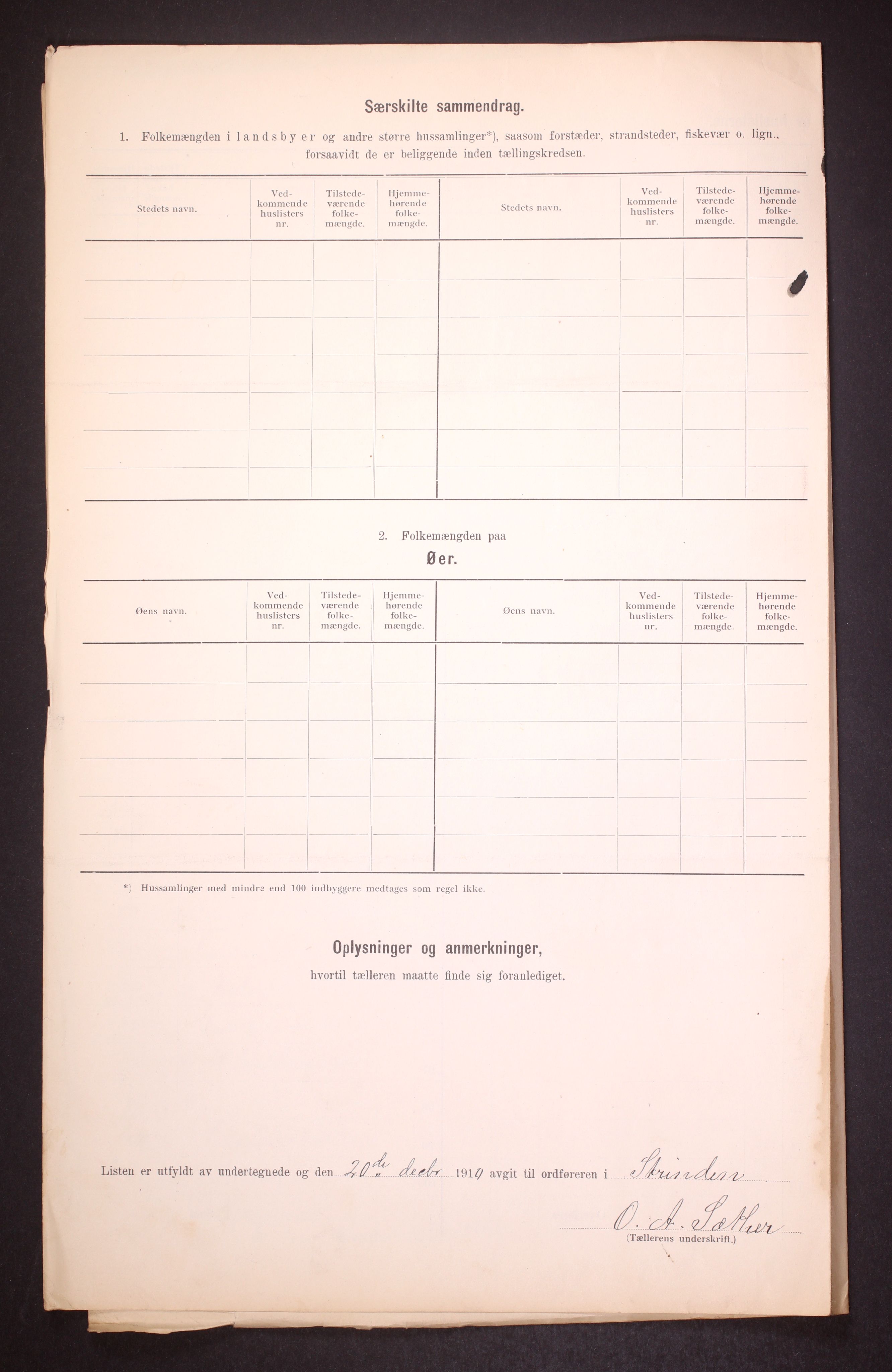 RA, 1910 census for Strinda, 1910, p. 10