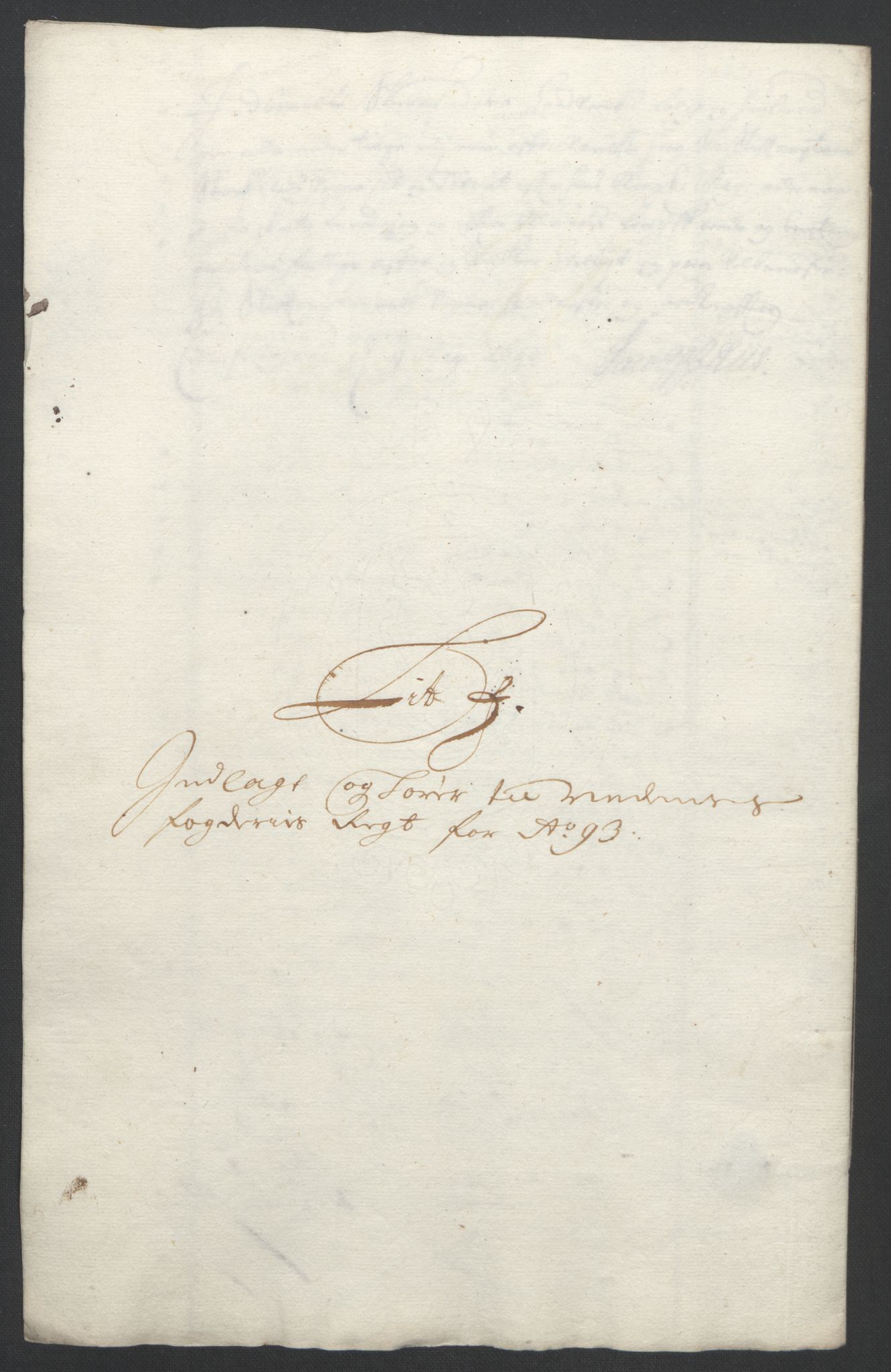 Rentekammeret inntil 1814, Reviderte regnskaper, Fogderegnskap, AV/RA-EA-4092/R39/L2312: Fogderegnskap Nedenes, 1693-1695, p. 37