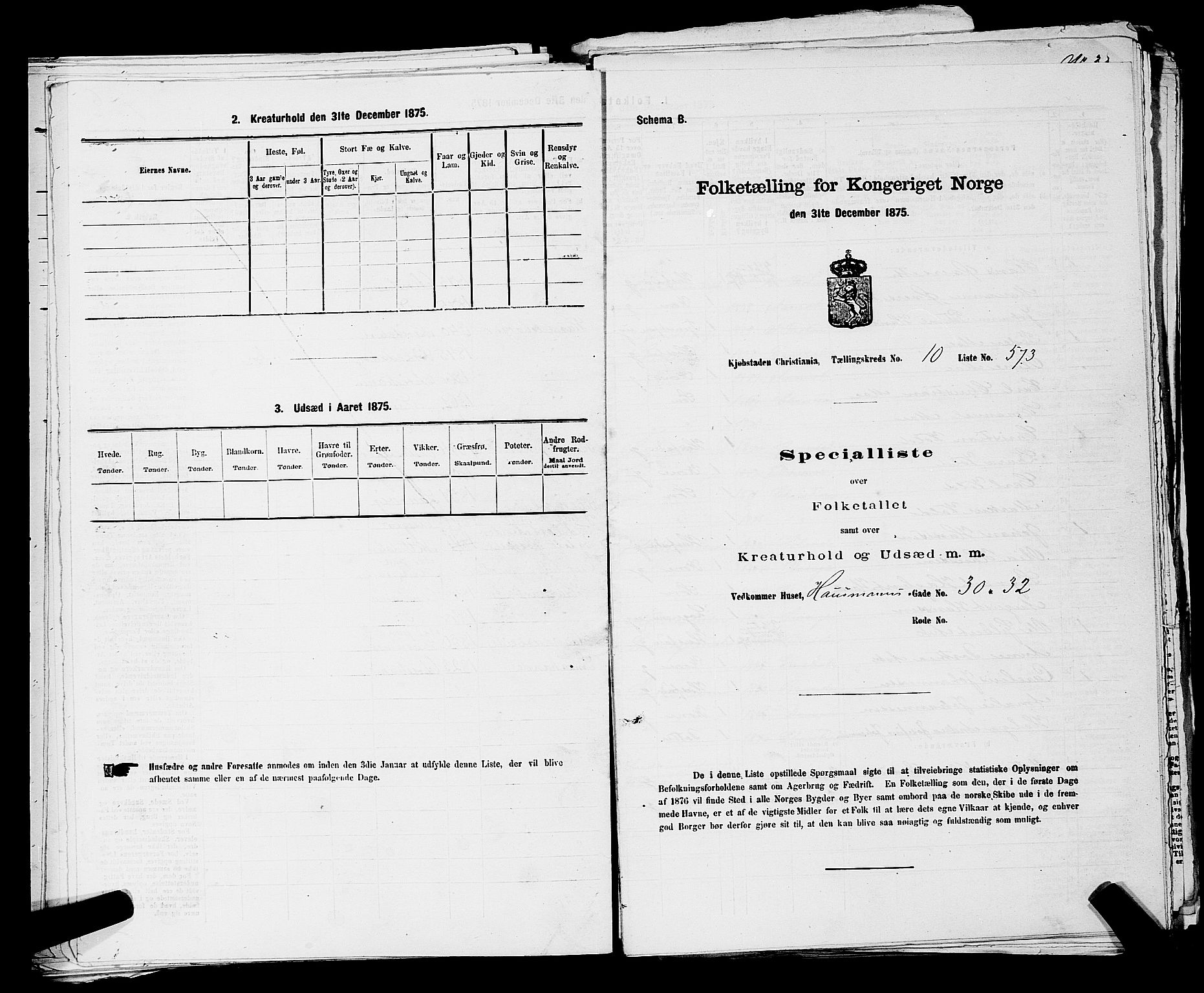 RA, 1875 census for 0301 Kristiania, 1875, p. 1751