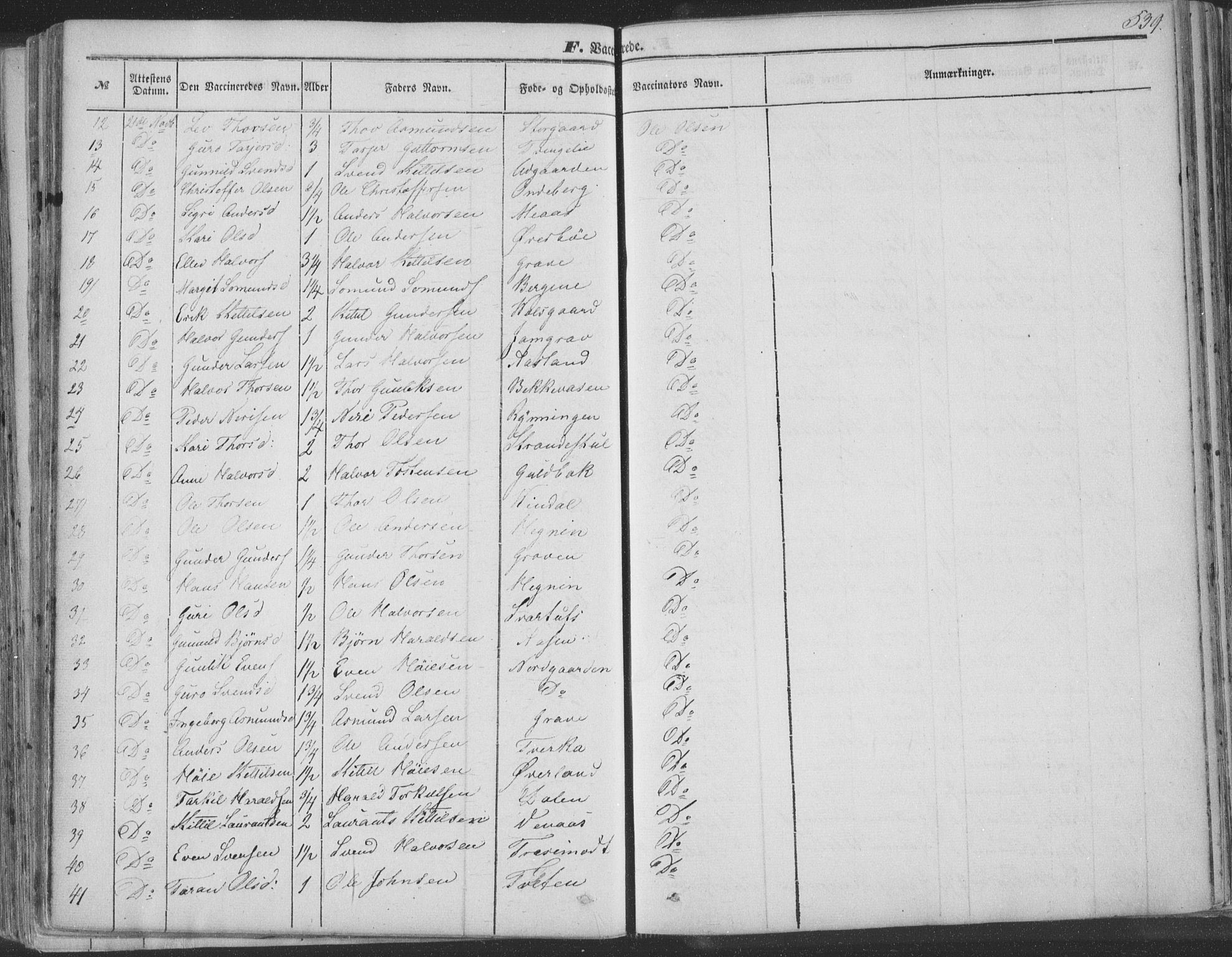 Seljord kirkebøker, SAKO/A-20/F/Fa/L012b: Parish register (official) no. I 12B, 1850-1865, p. 539