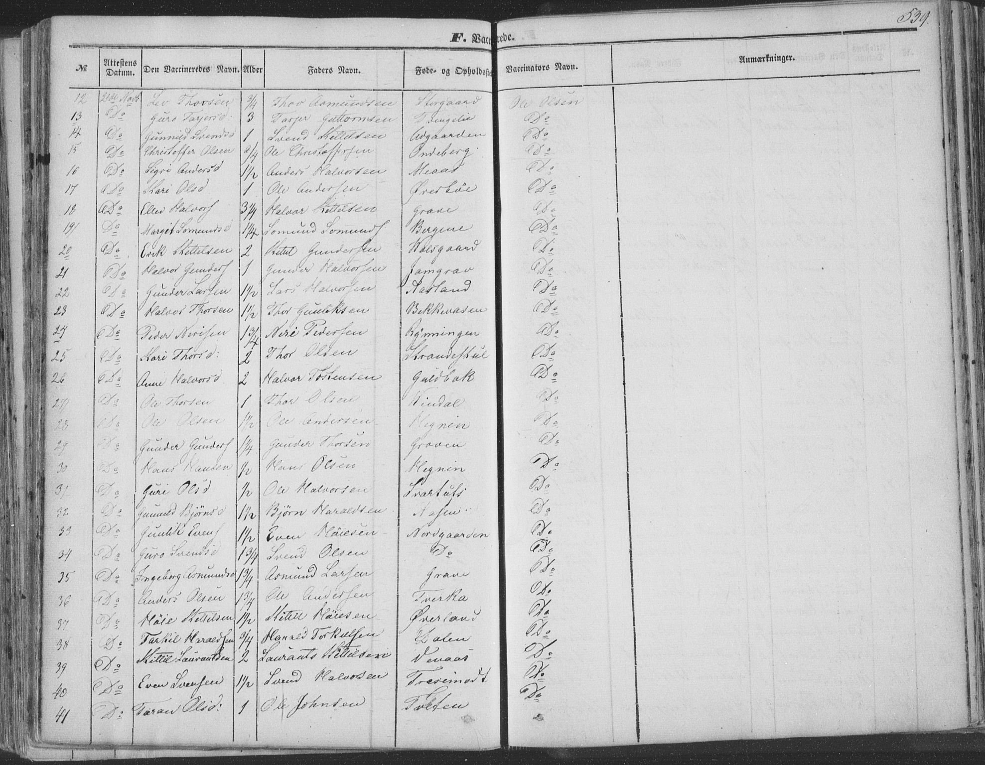 Seljord kirkebøker, AV/SAKO-A-20/F/Fa/L012b: Parish register (official) no. I 12B, 1850-1865, p. 539