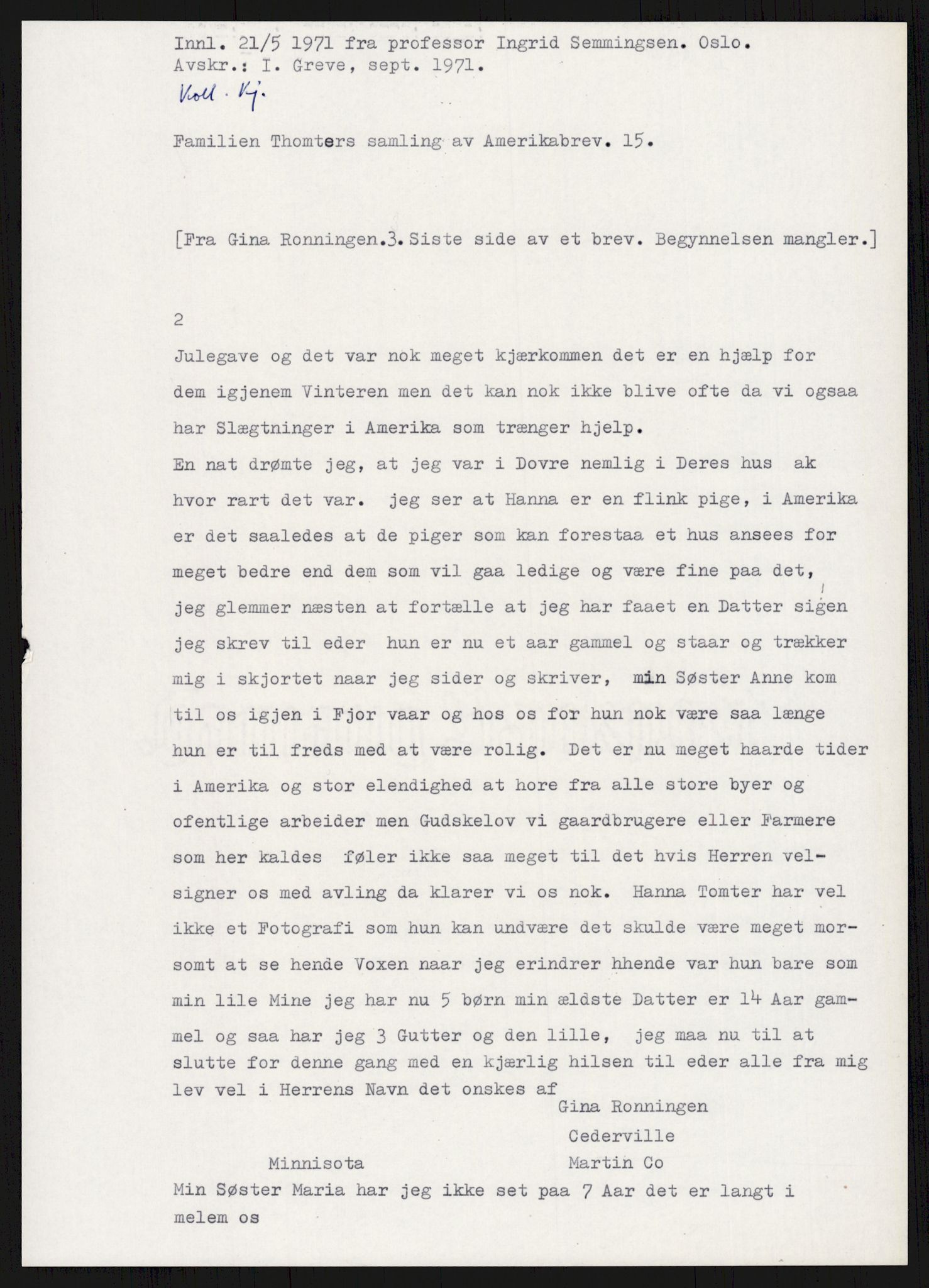 Samlinger til kildeutgivelse, Amerikabrevene, AV/RA-EA-4057/F/L0015: Innlån fra Oppland: Sæteren - Vigerust, 1838-1914, p. 371