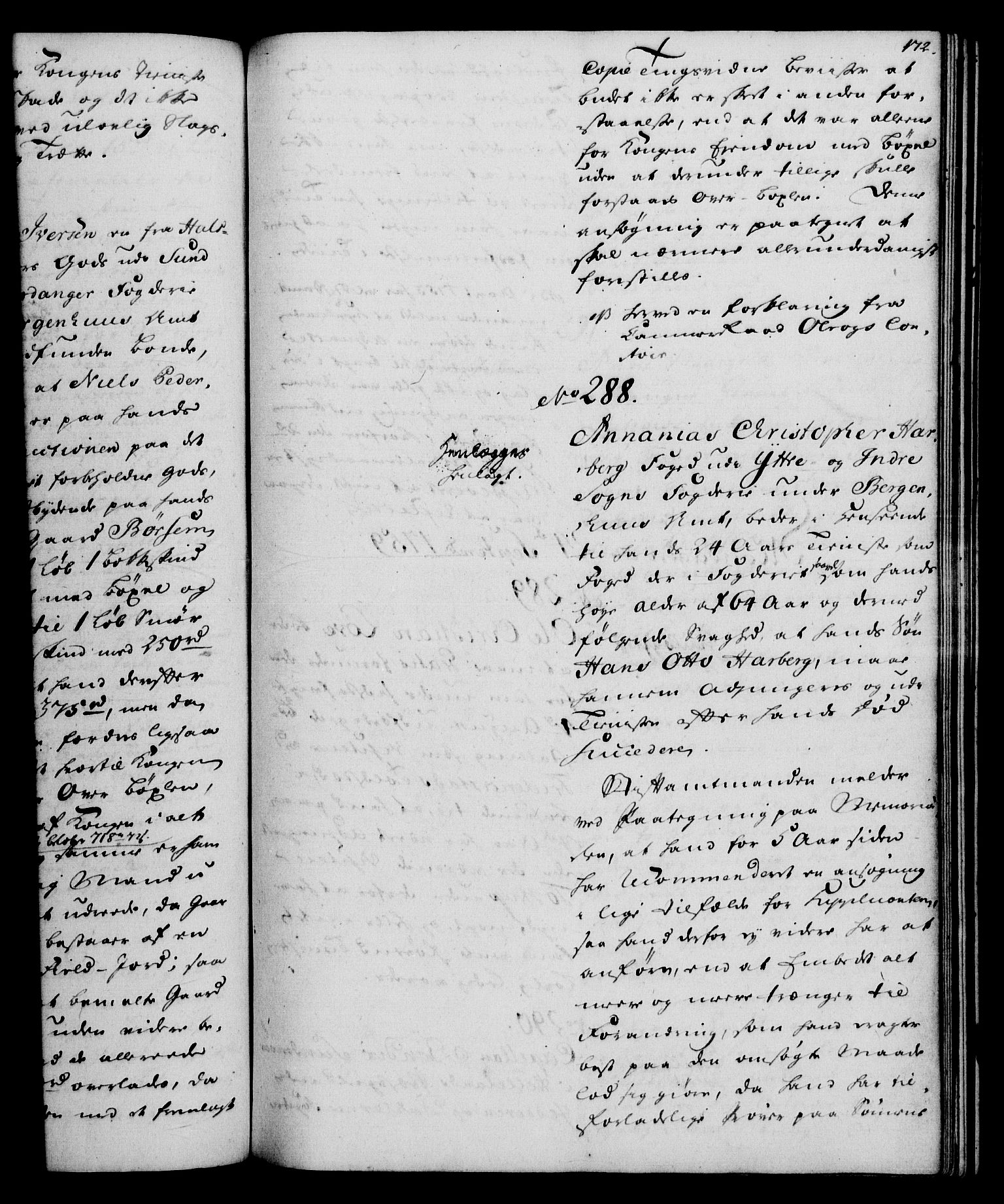 Rentekammeret, Kammerkanselliet, RA/EA-3111/G/Gh/Gha/L0035: Norsk ekstraktmemorialprotokoll (merket RK 53.80), 1759-1771, p. 172