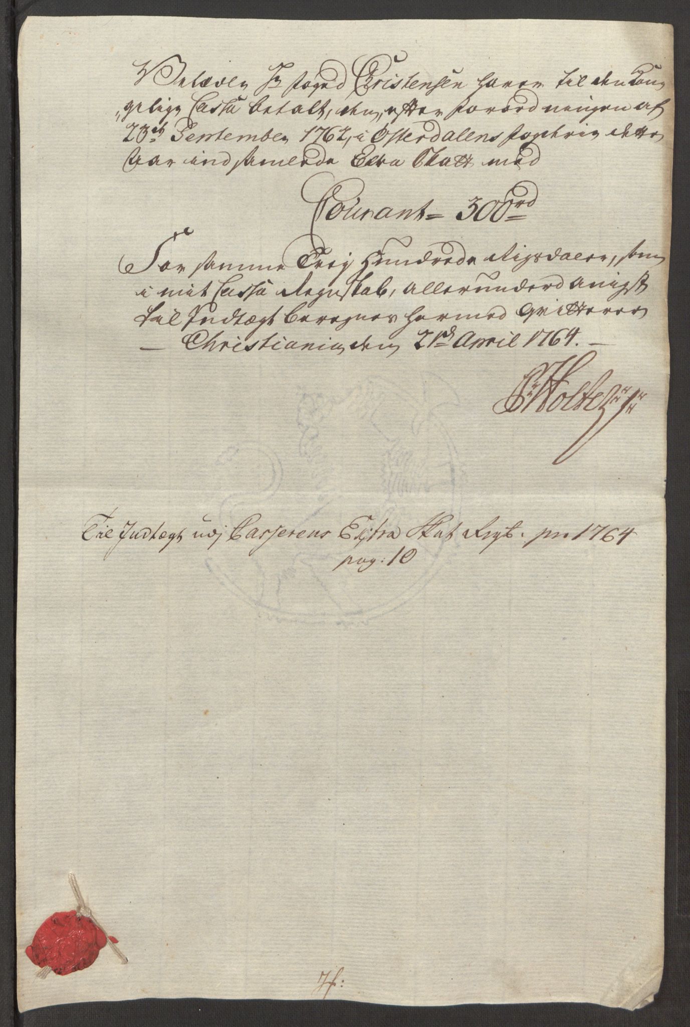 Rentekammeret inntil 1814, Reviderte regnskaper, Fogderegnskap, RA/EA-4092/R15/L1014: Ekstraskatten Østerdal, 1762-1764, p. 524