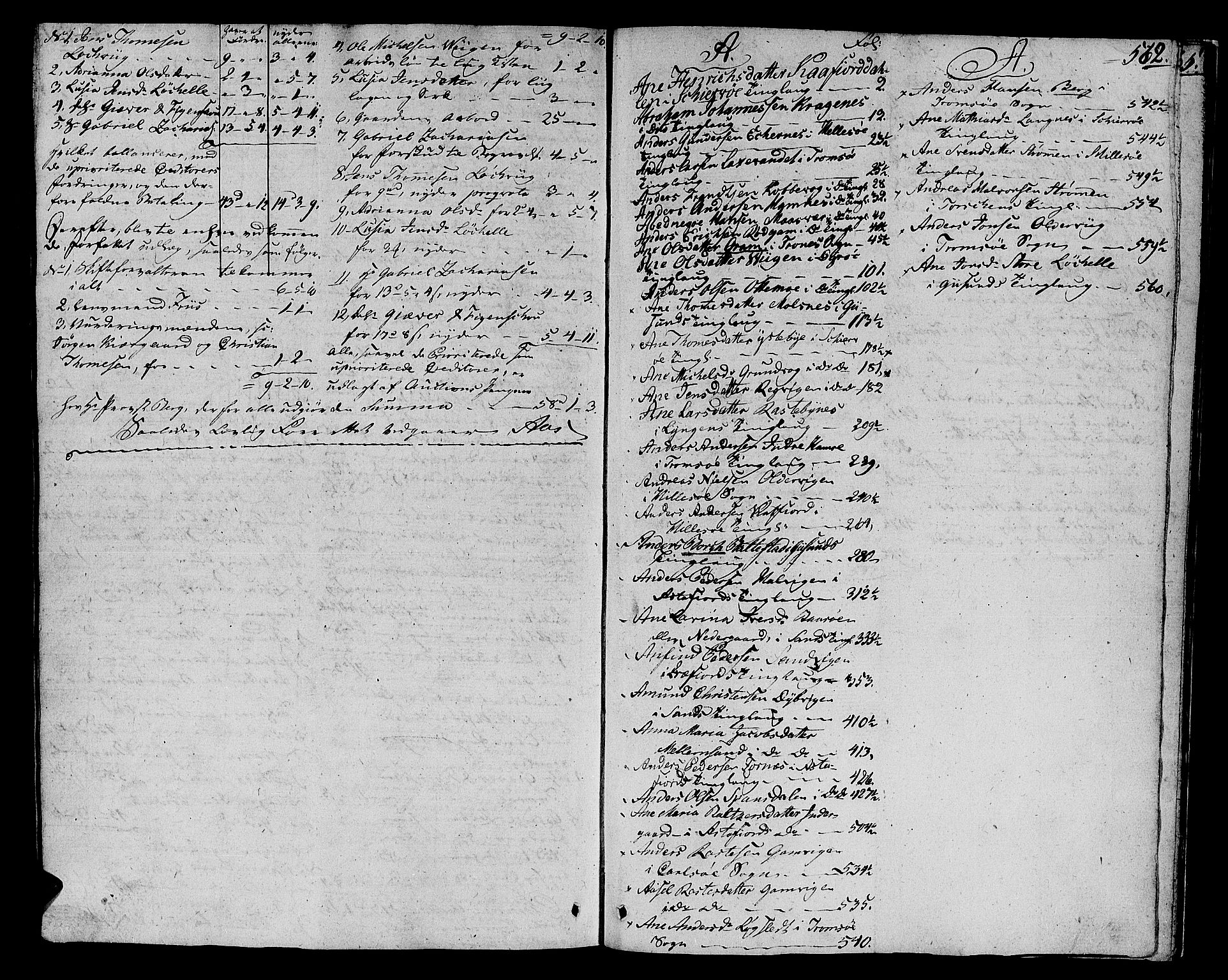 Senja og Tromsø sorenskriveri , SATØ/SATØ-31/H/Hb/L0150: Skifteutlodningsprotokoll, 1803-1805, p. 561b-562a