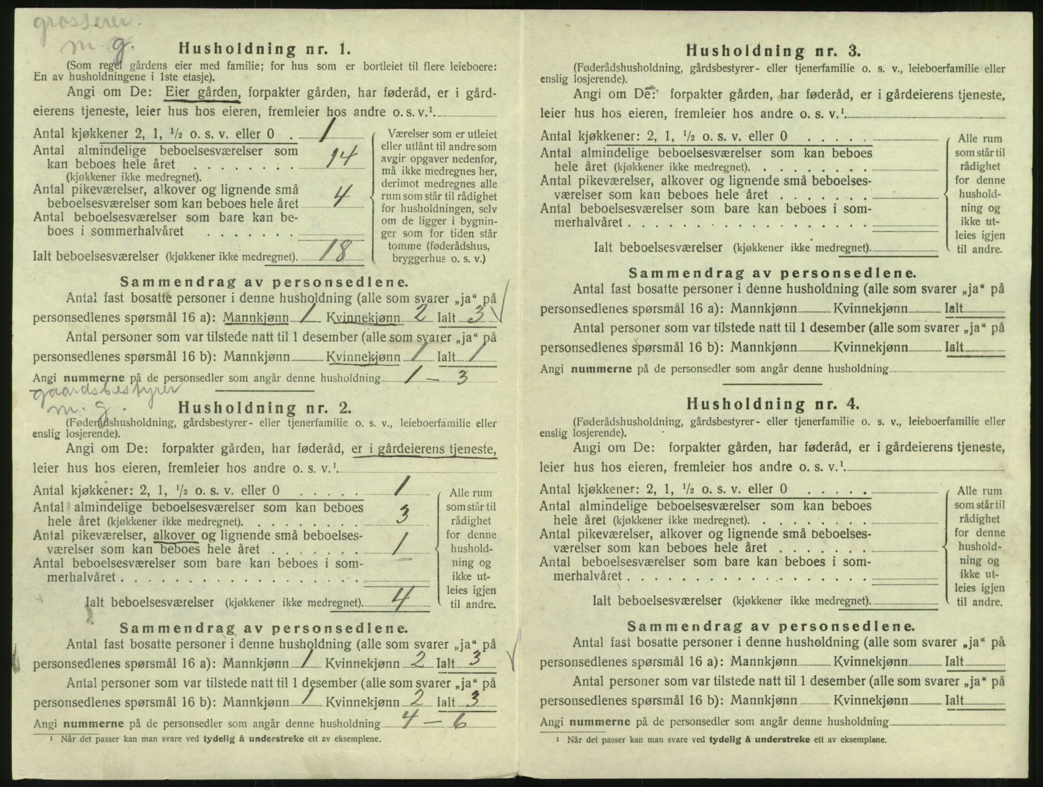 SAT, 1920 census for Bolsøy, 1920, p. 528