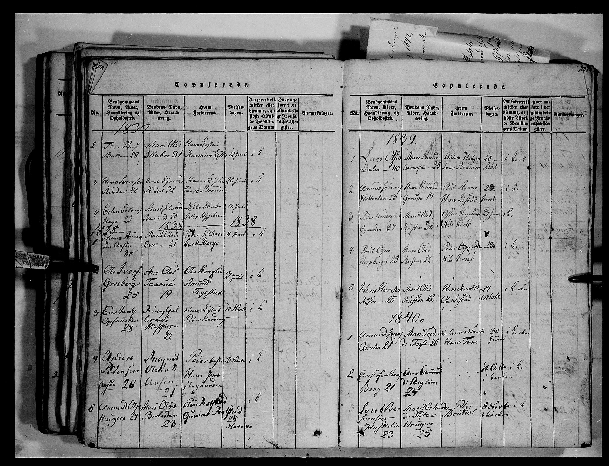 Fron prestekontor, AV/SAH-PREST-078/H/Ha/Hab/L0003: Parish register (copy) no. 3, 1816-1850, p. 201