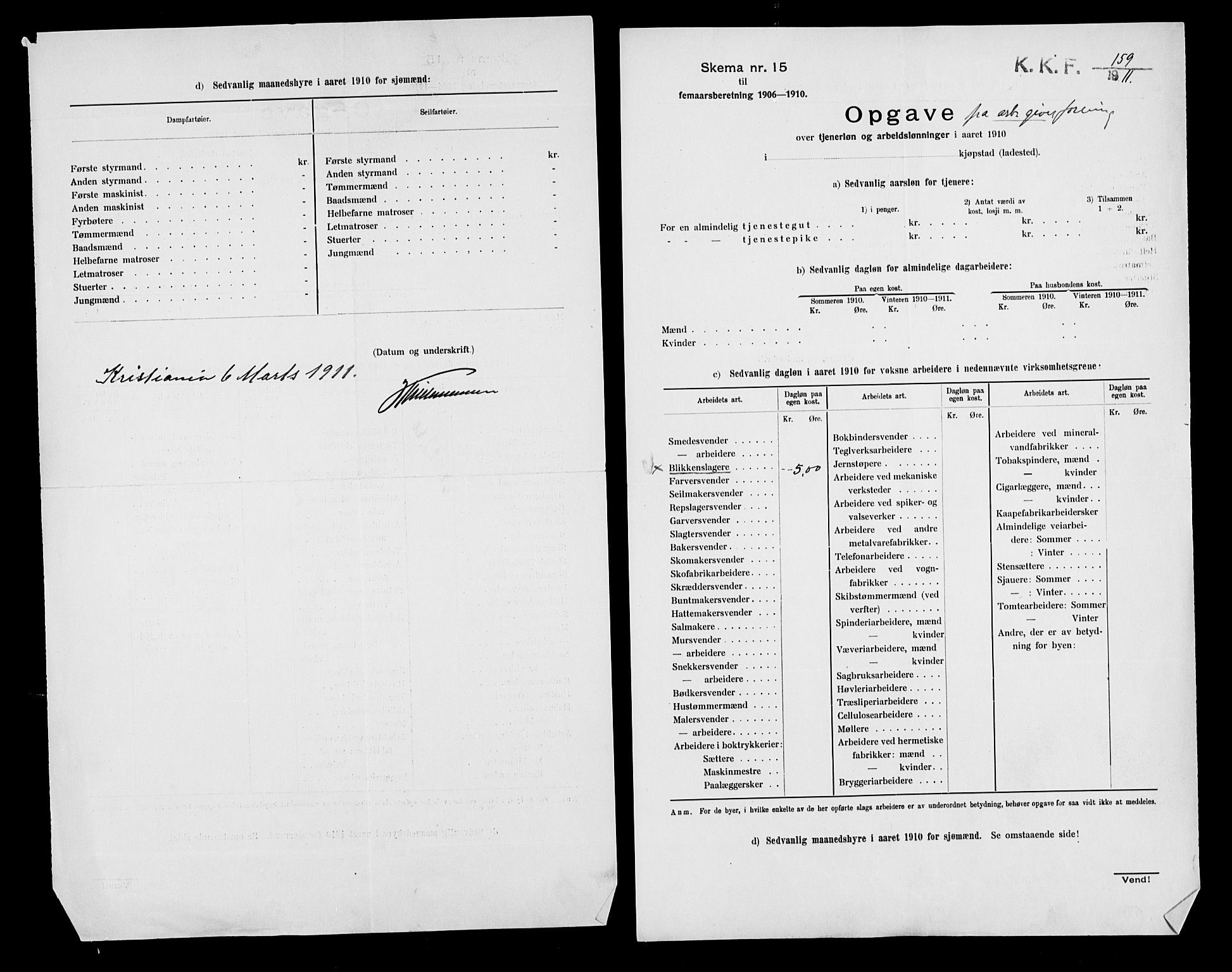 Statistisk sentralbyrå, Næringsøkonomiske emner, Generelt - Amtmennenes femårsberetninger, AV/RA-S-2233/F/Fa/L0116: --, 1906-1915, p. 5